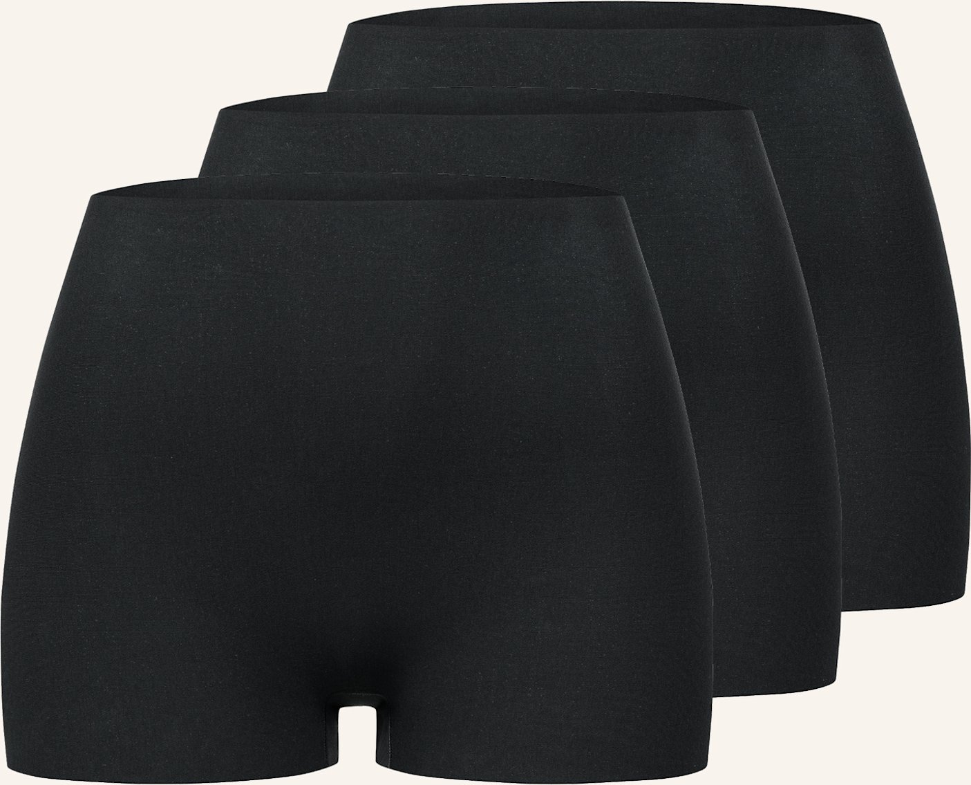Erlich Textil Erlich Textil 3 Pack - Seamless Slip Panty Light Touch Panty Im 3er Pack schwarz