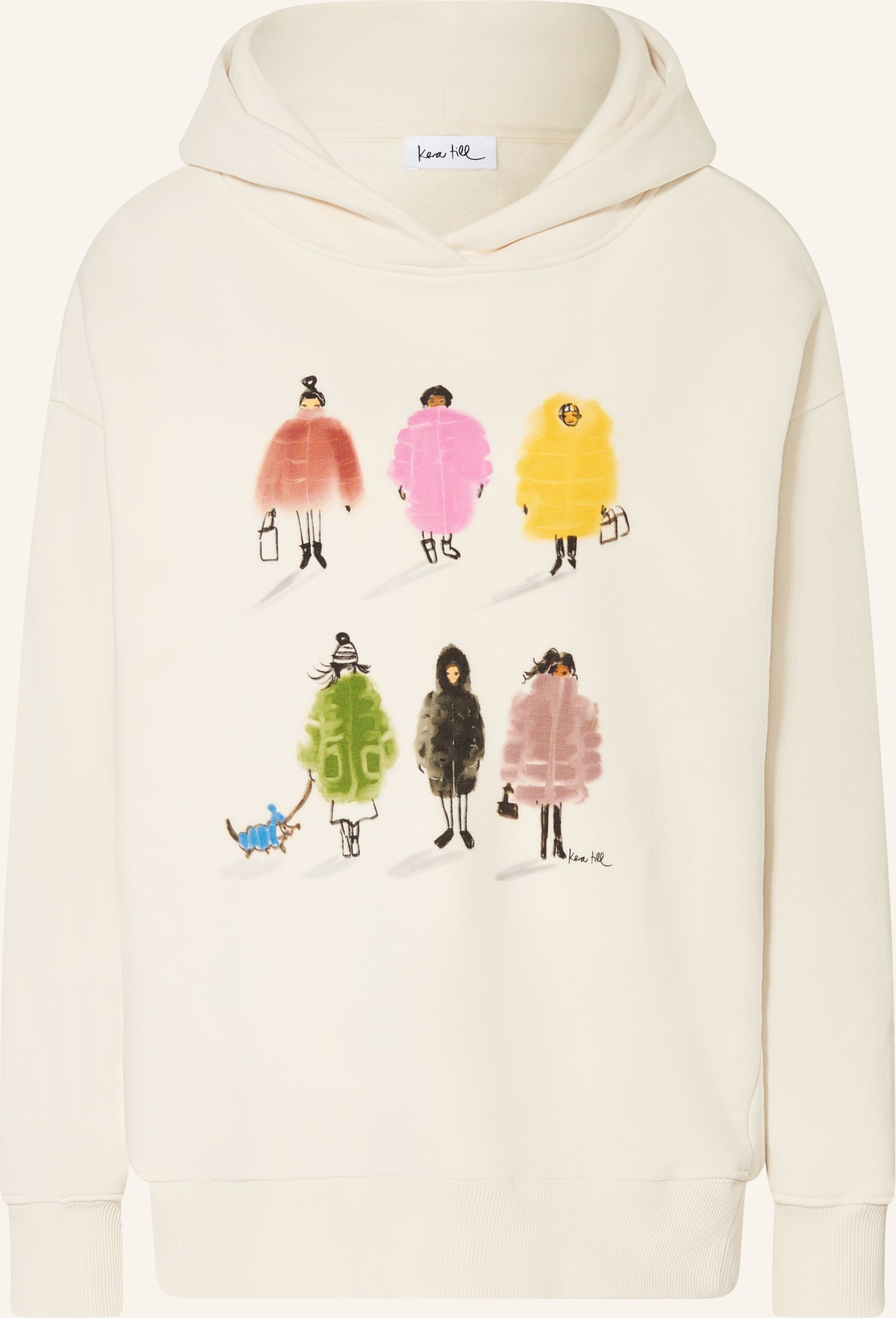 Kera Till Hoodie grau