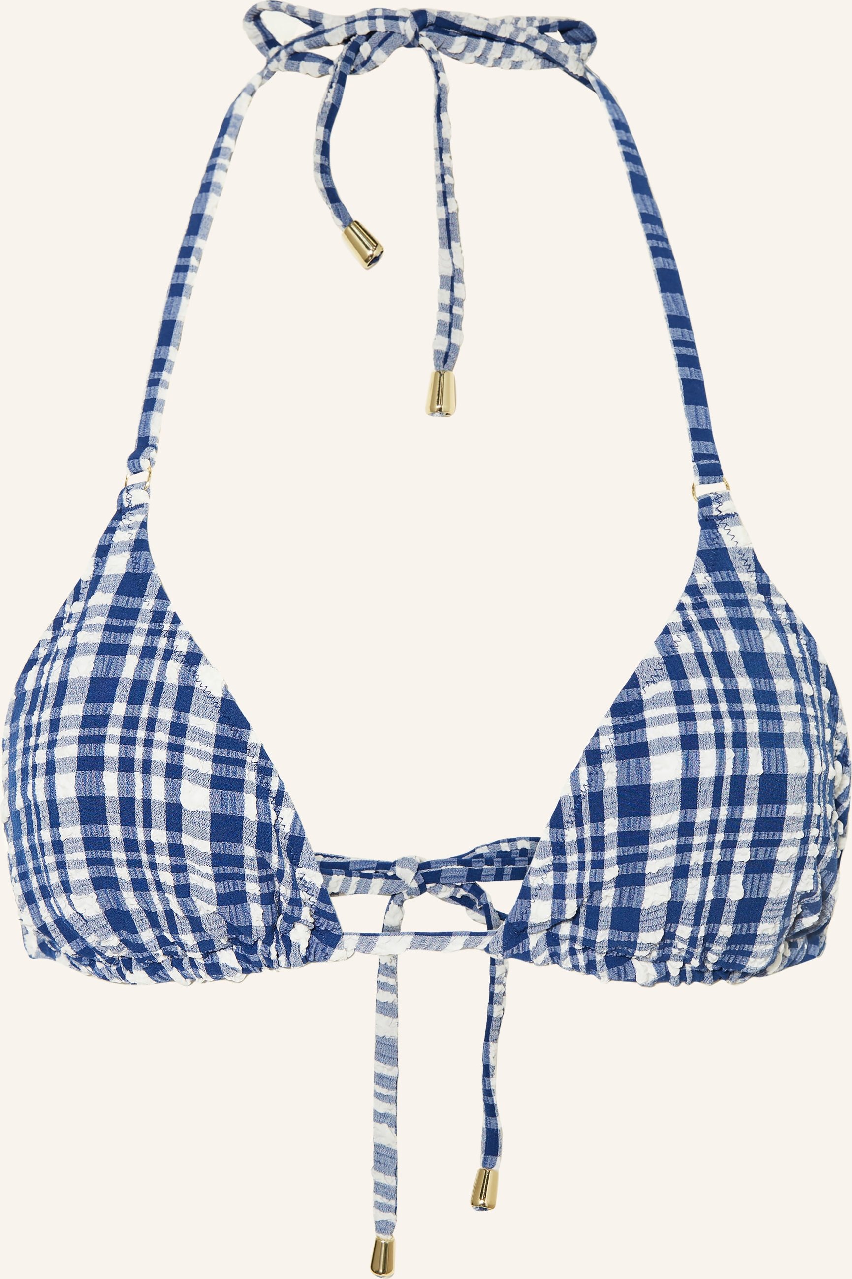 Mrs & Hugs Triangel-Bikini-Top blau
