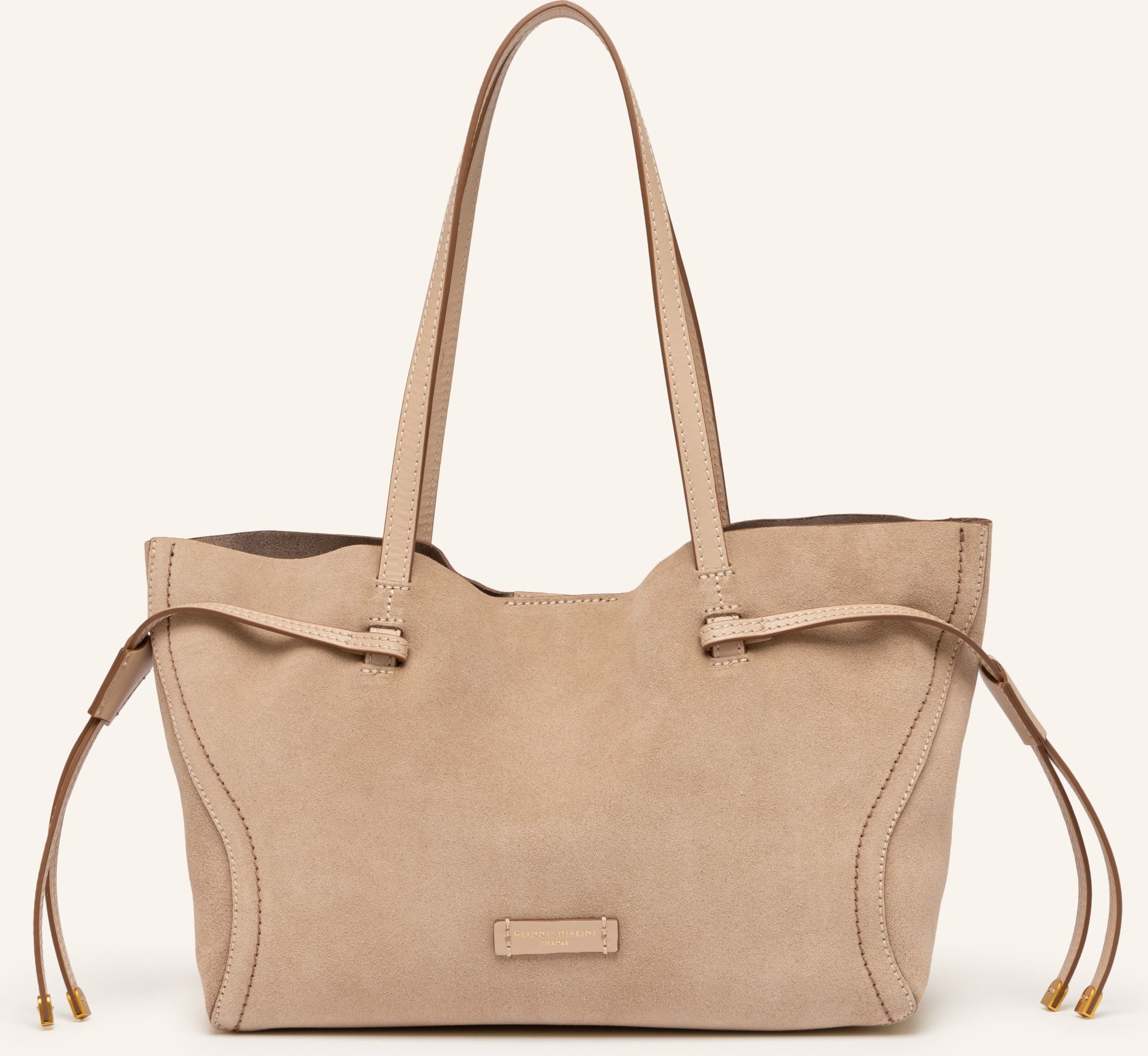 Gianni Chiarini Shopper Violette Mit Pouch beige