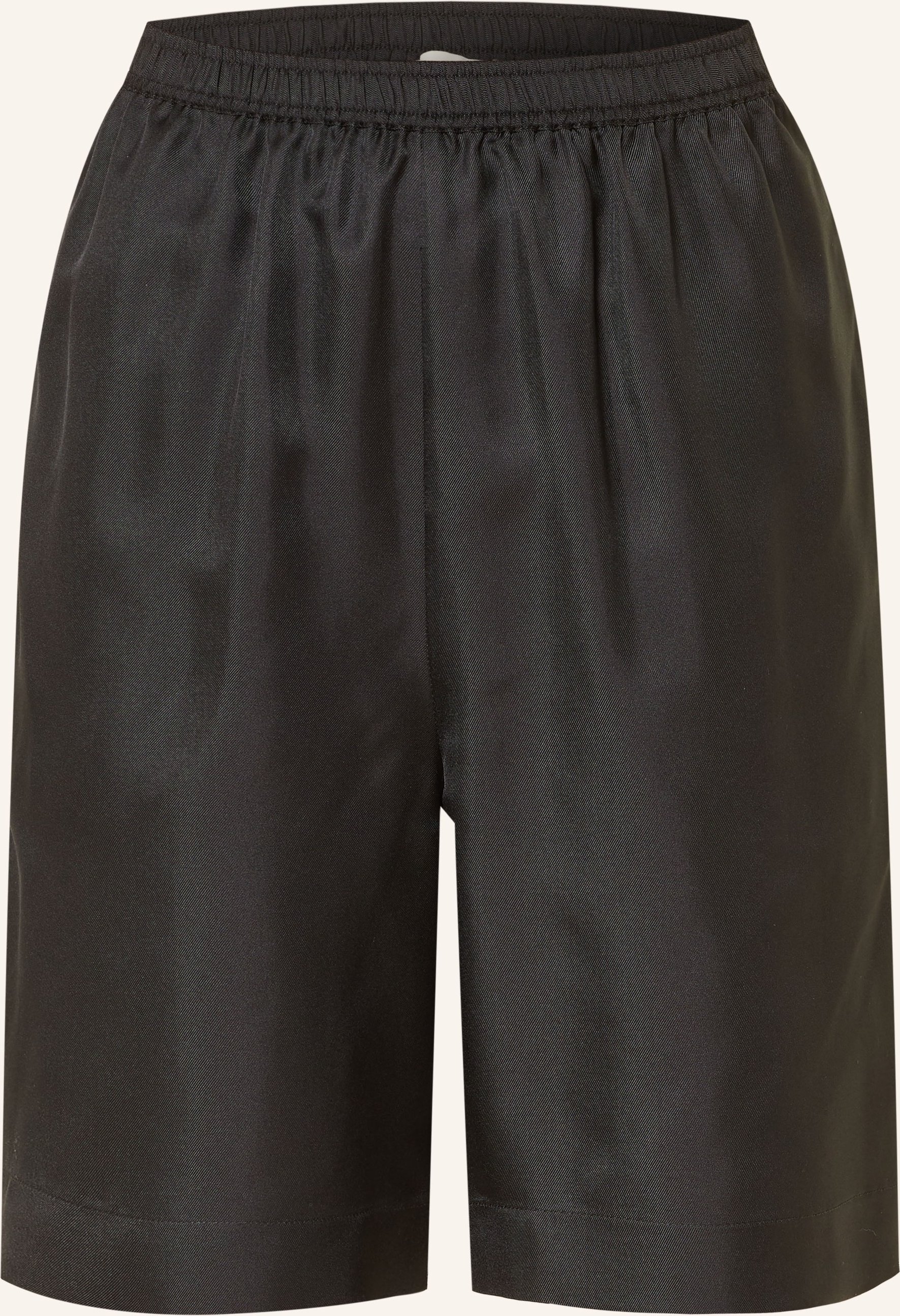 Loulou De Saison Seidenshorts Zinia schwarz