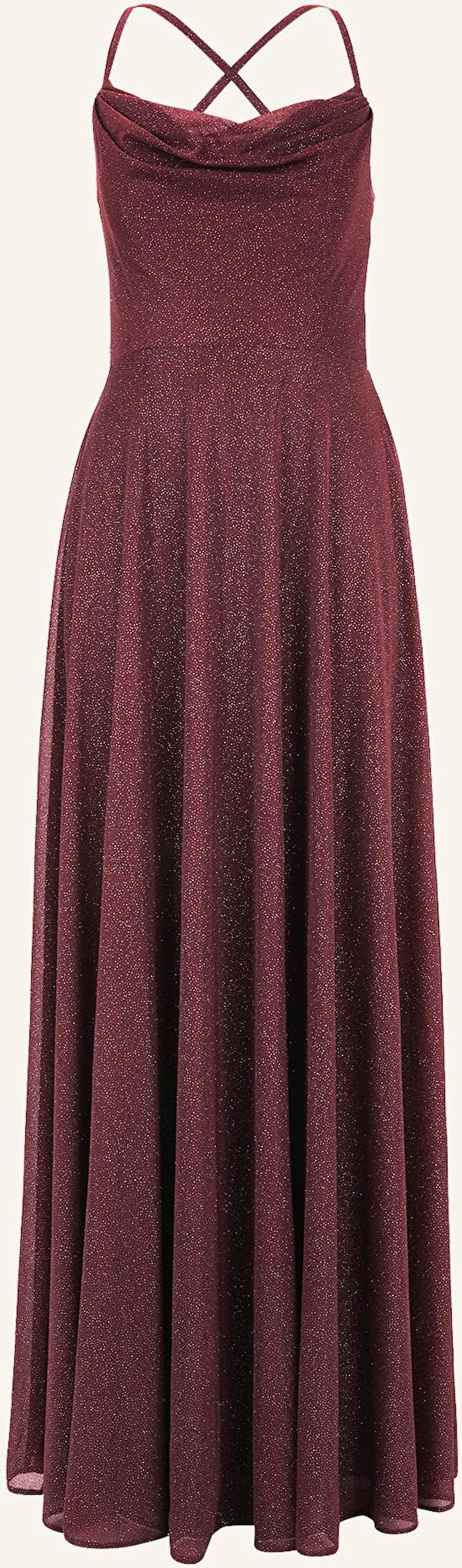 Suddenly Princess Abendkleid Mit Glitzergarn Und Cut-Out rot