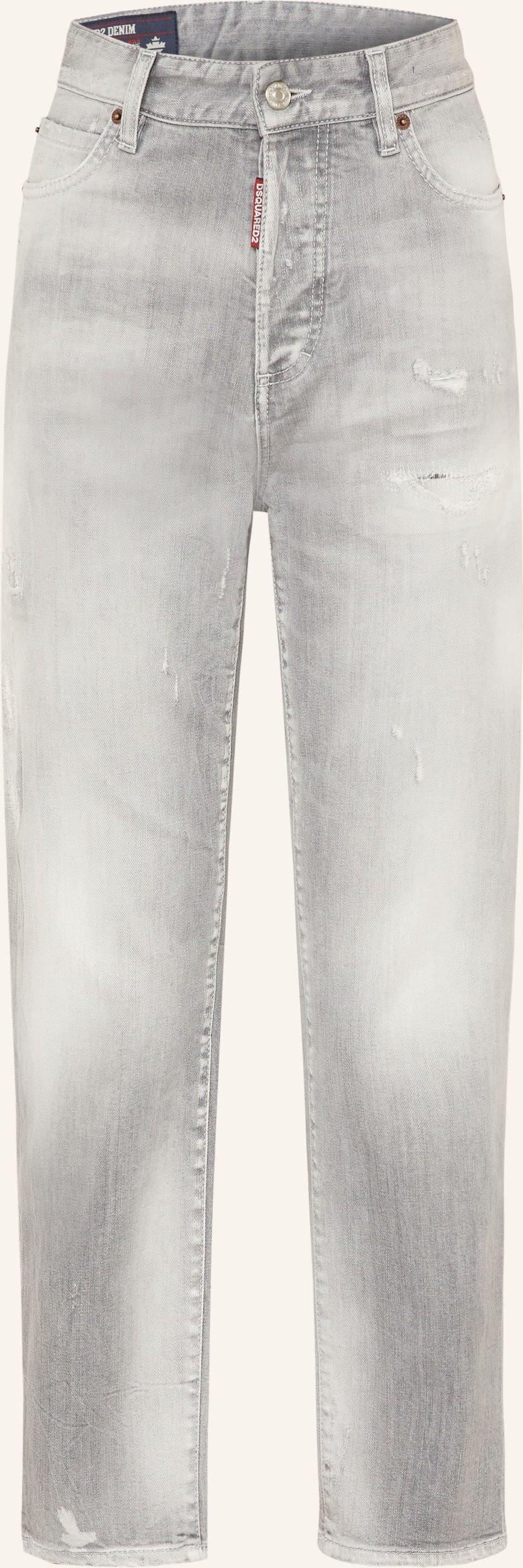 dsquared2 Destroyed Jeans Boston grau
