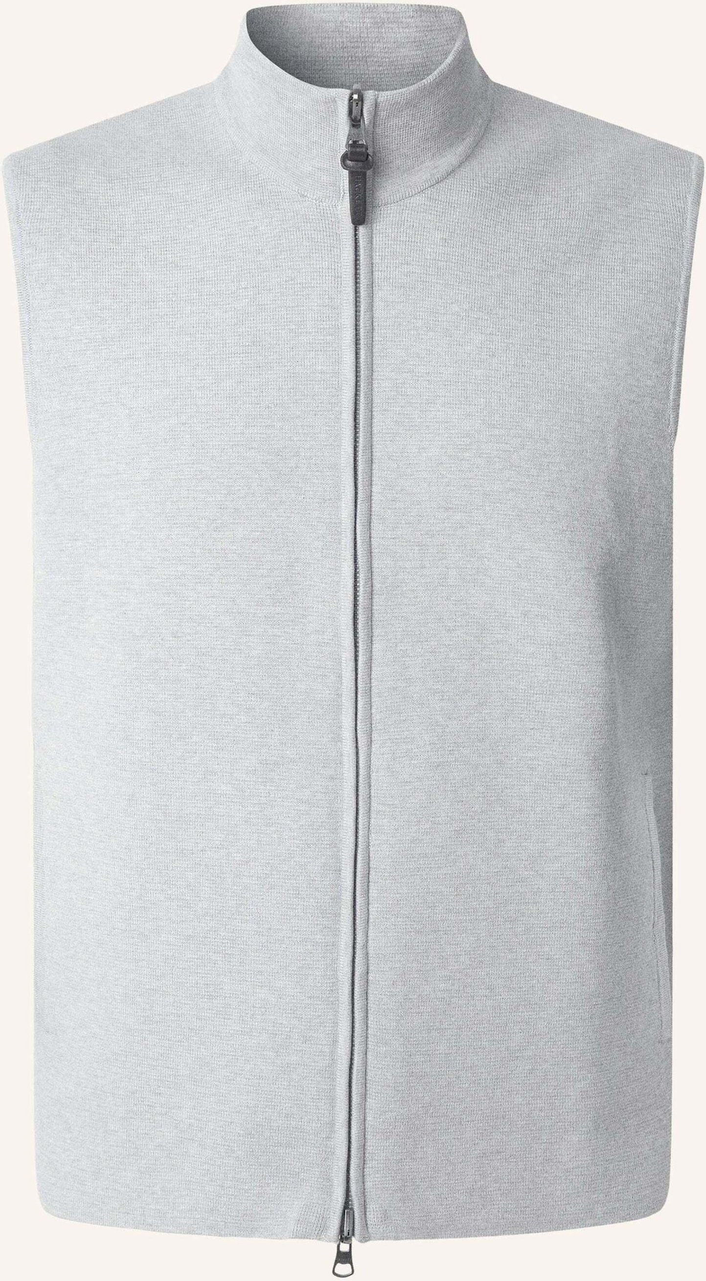 Hackett London Gilet Milano Gilet grau