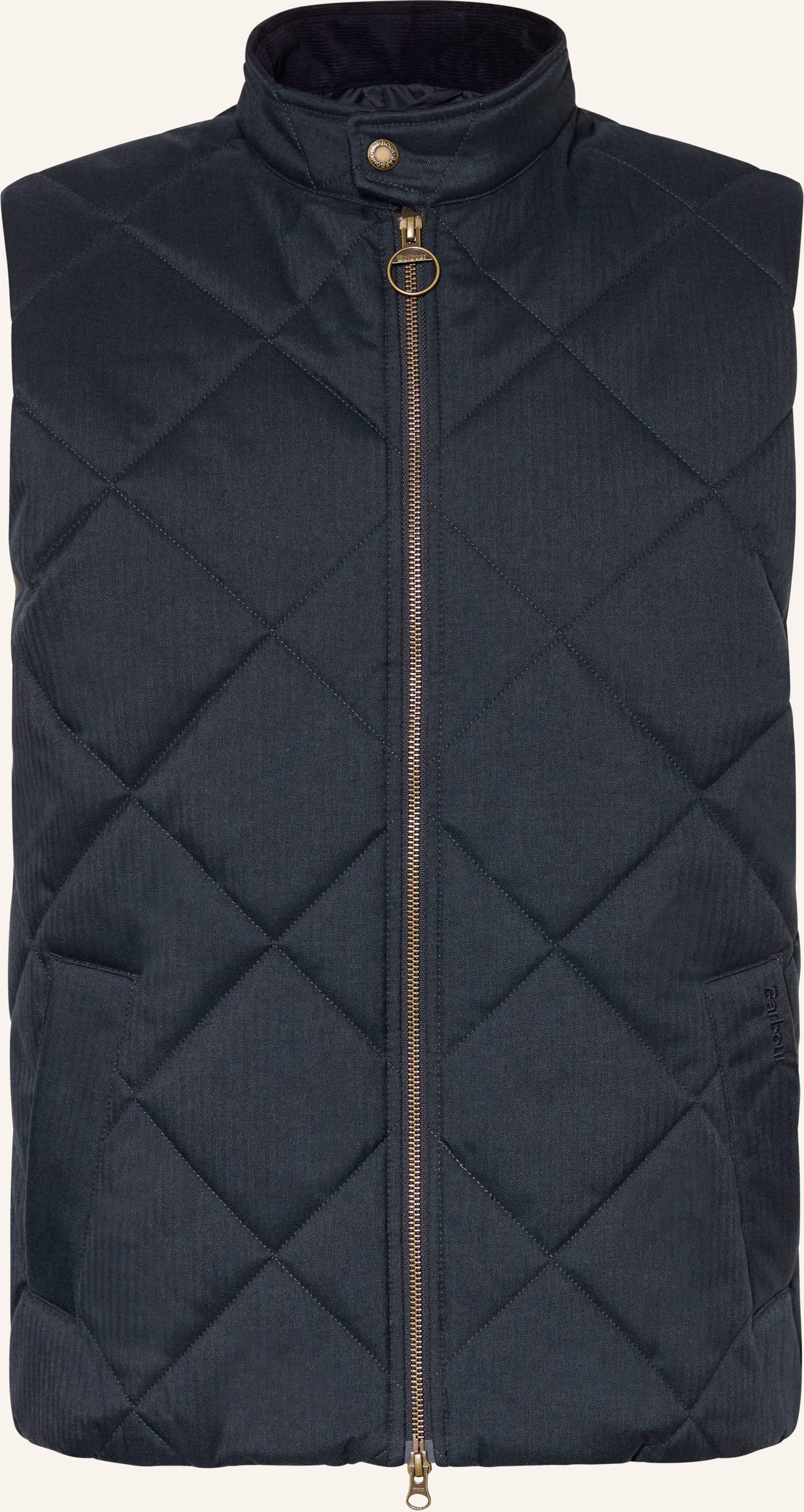 Barbour Steppweste Harrington Gil blau