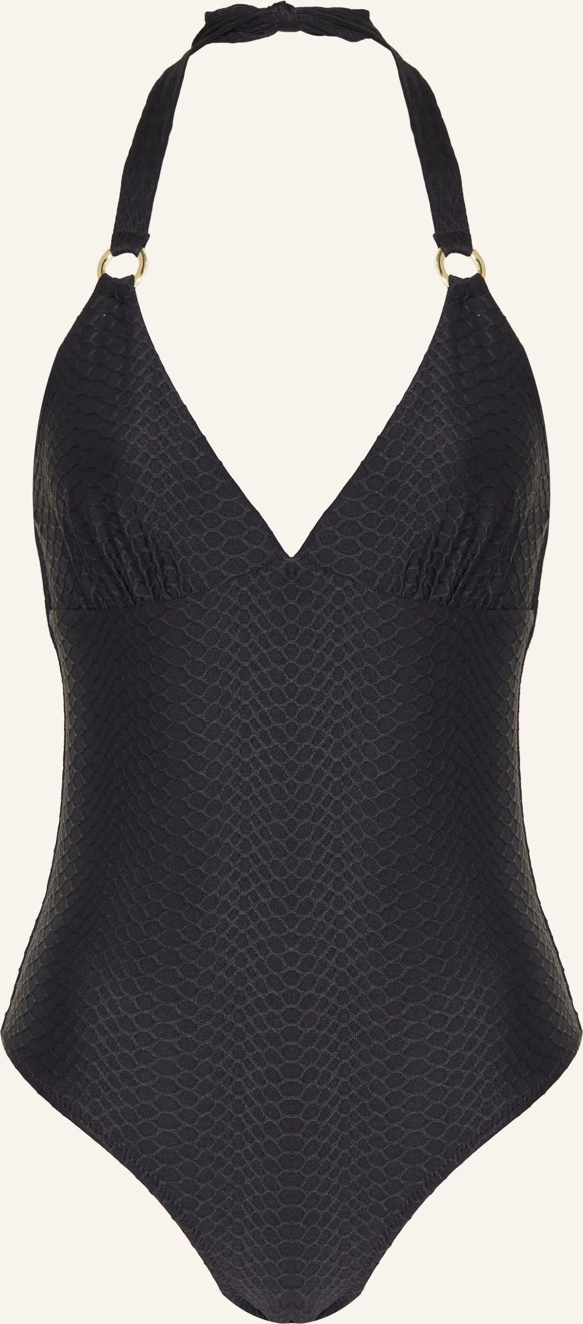 Heidi Klein Bügel-Badeanzug Meteora schwarz