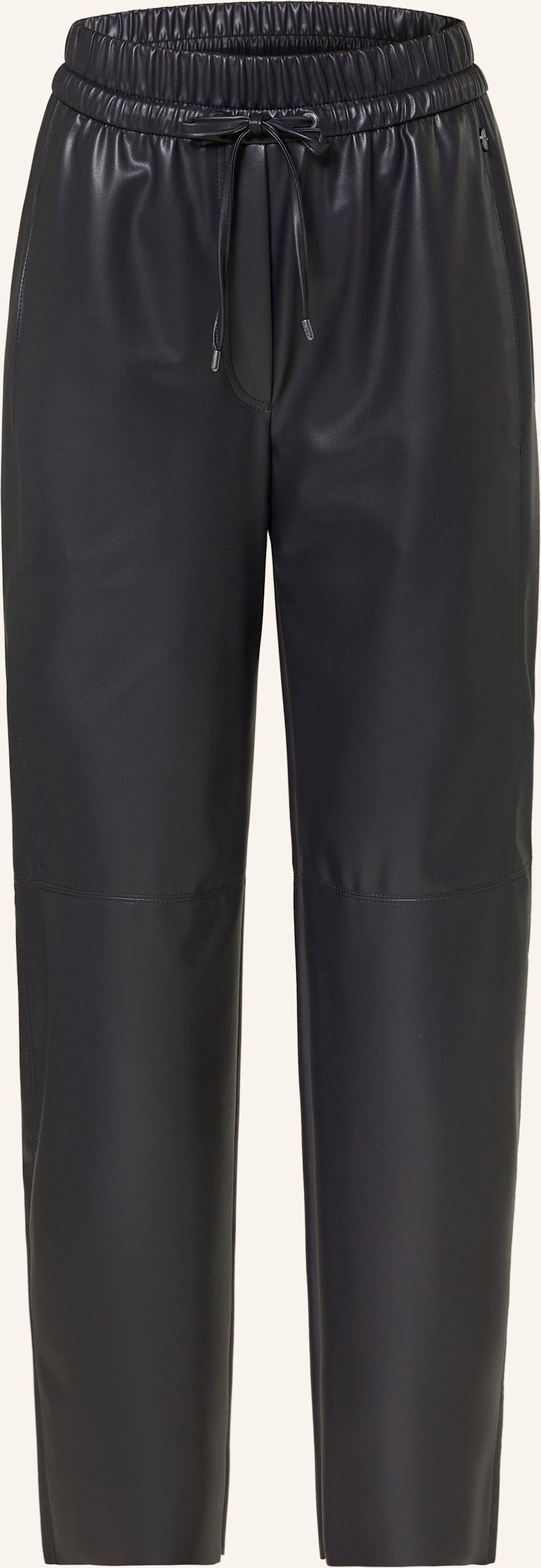 Marc Cain 7/8-Hose Ranchi In Lederoptik blau