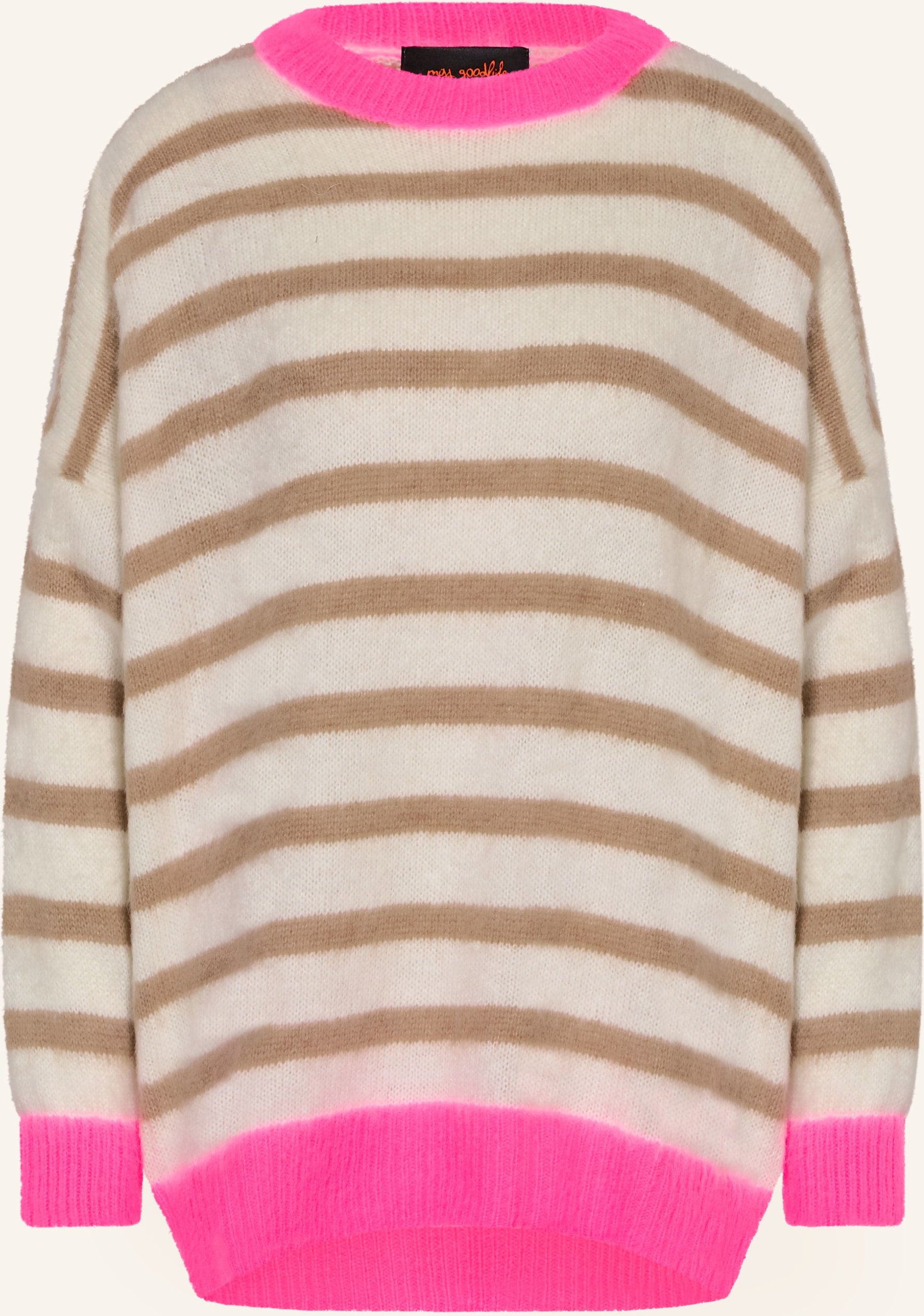 Miss Goodlife Pullover Mit Alpaka weiss