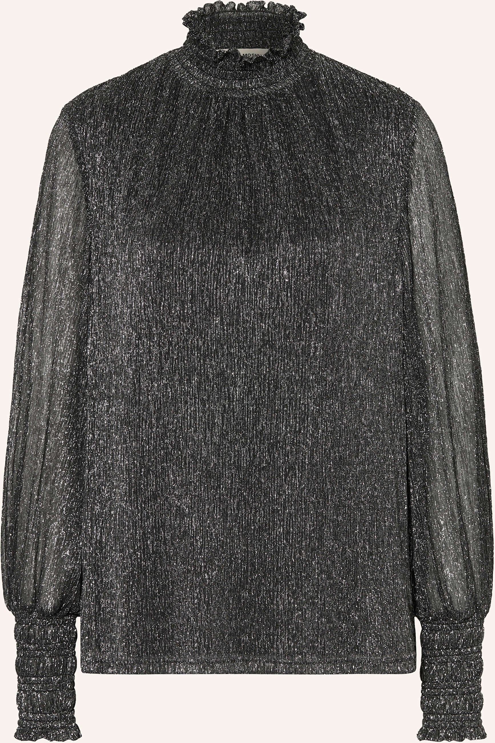 Thumbnail - Mos Mosh Longsleeve Mmximena Mit Glitzergarn grau