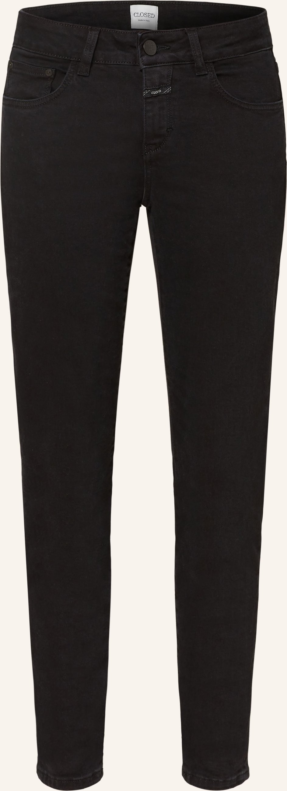 Closed Skinny Jeans Baker schwarz