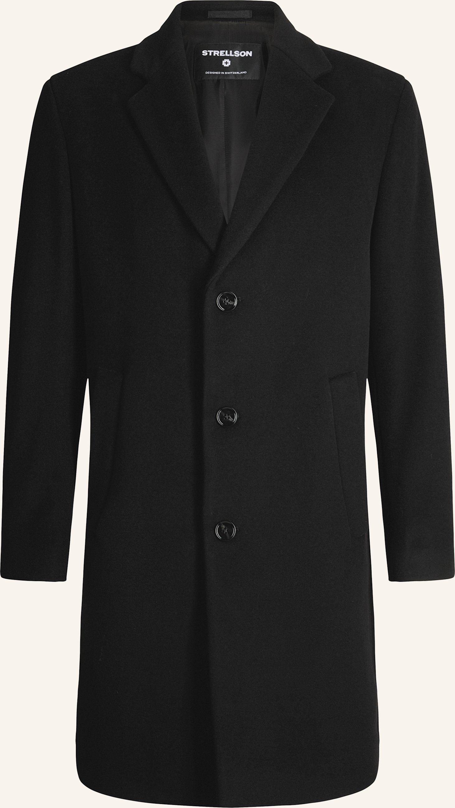 Strellson Wollmantel Adria 3.0 schwarz