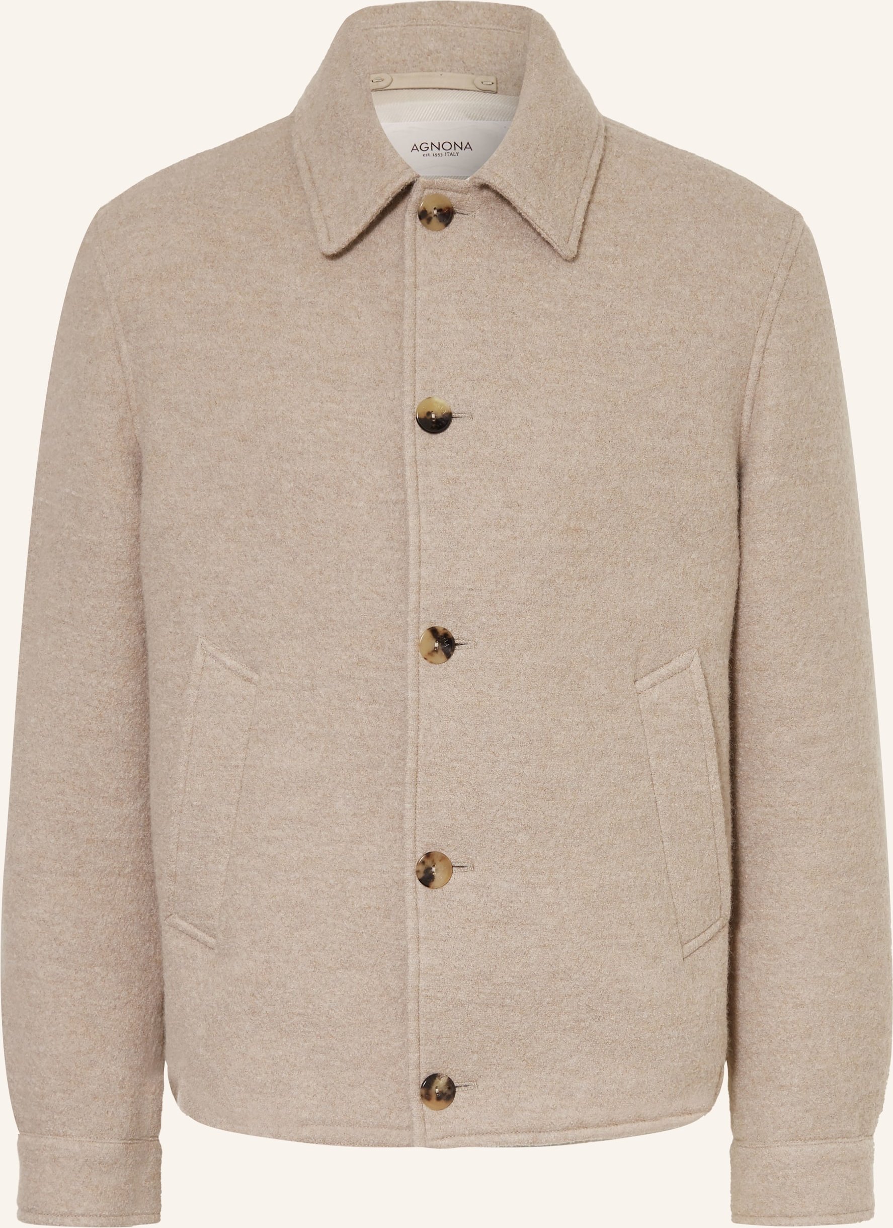 Agnona Alpaka-Blouson beige