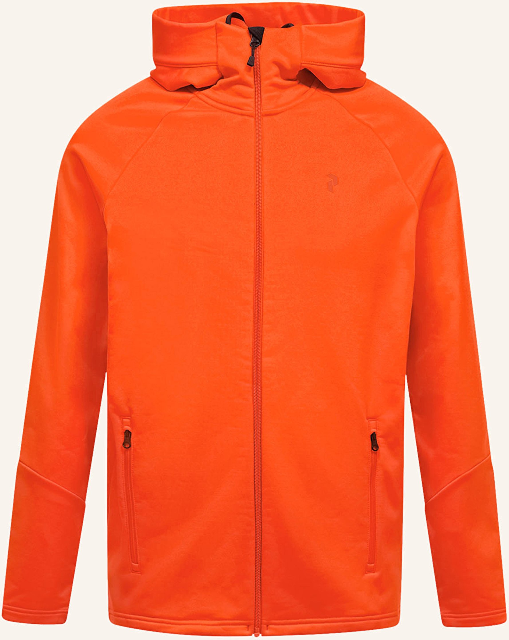Thumbnail - Peak Performance Midlayer-Jacke Rider Zip Hood orange
