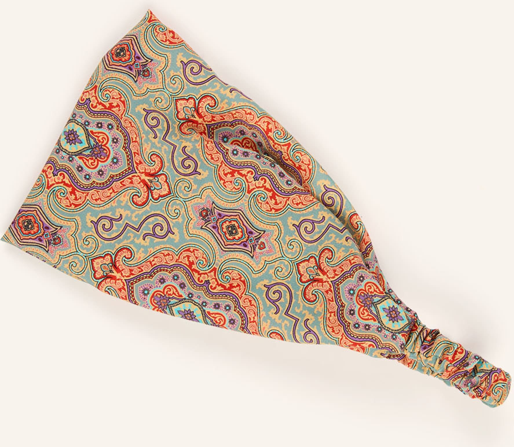 Etro Haarband Aus Seide grau