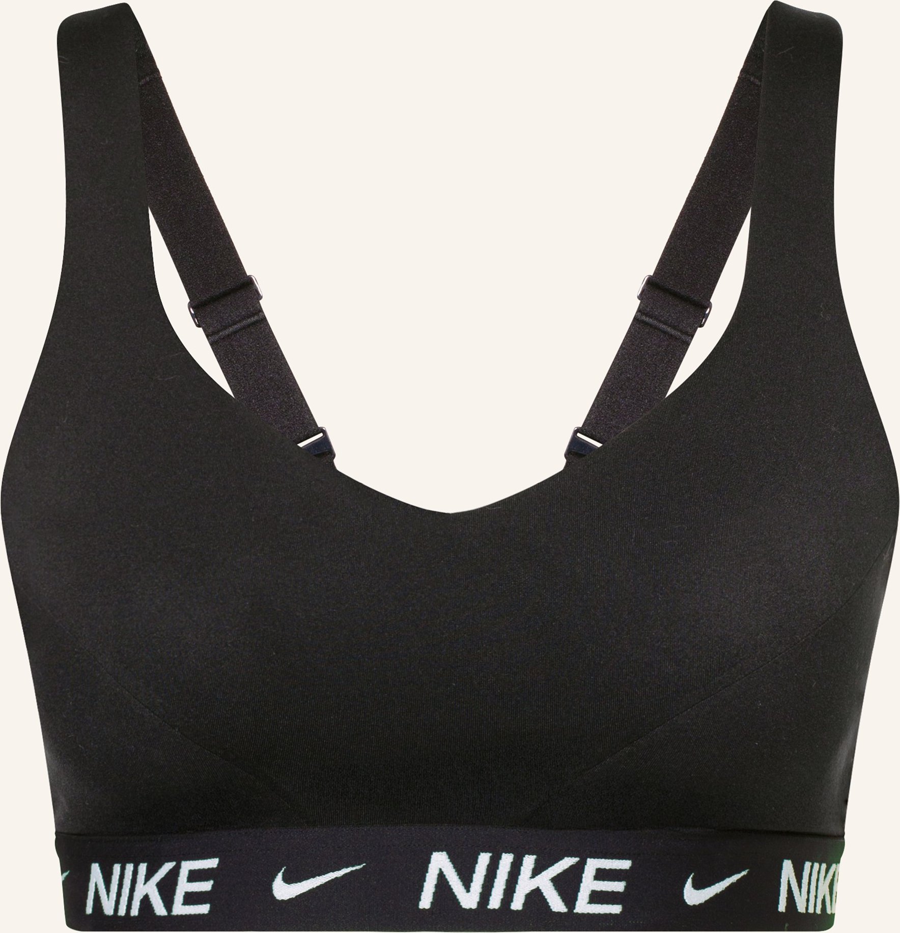 Nike Sport-Bh Indy schwarz