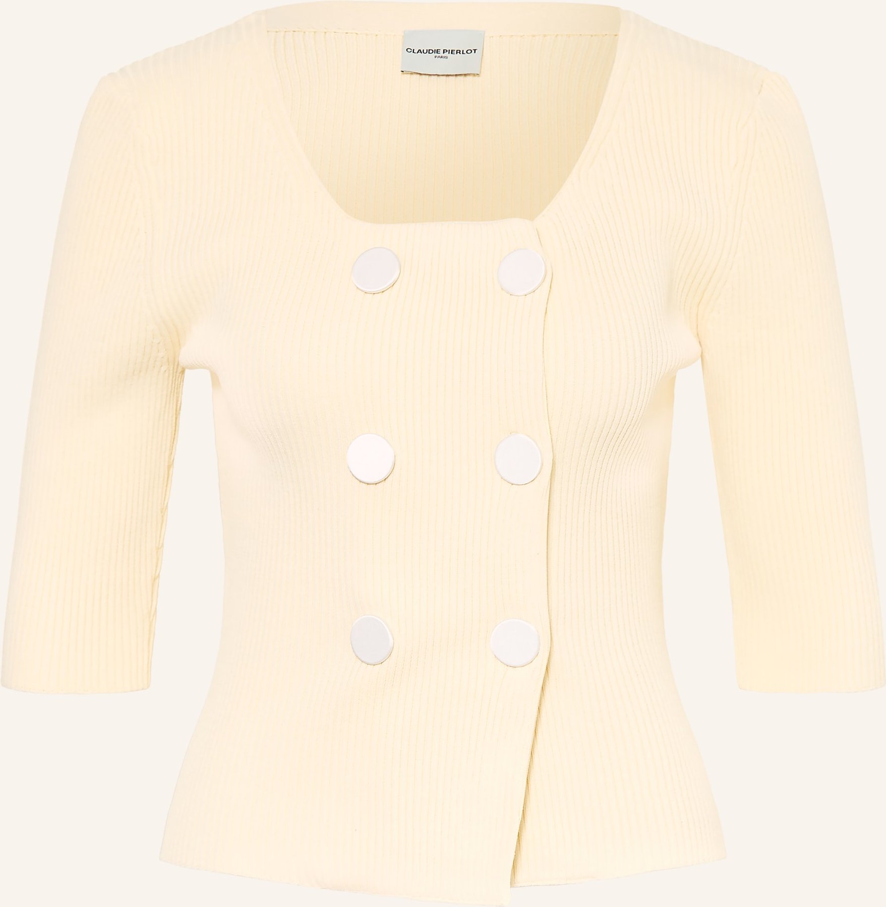 Claudie Pierlot Strickjacke gelb