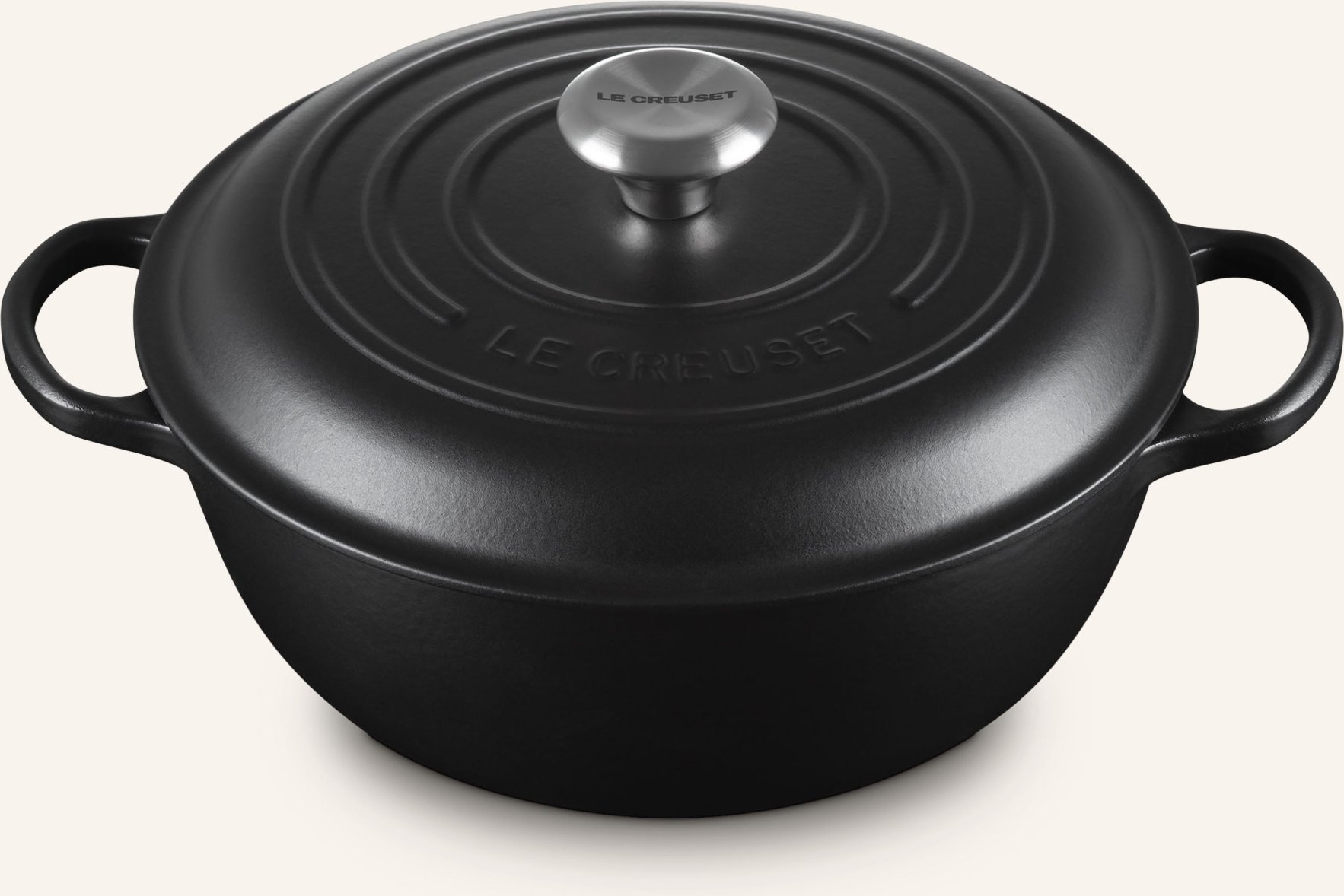 Le Creuset Bräter Signature schwarz