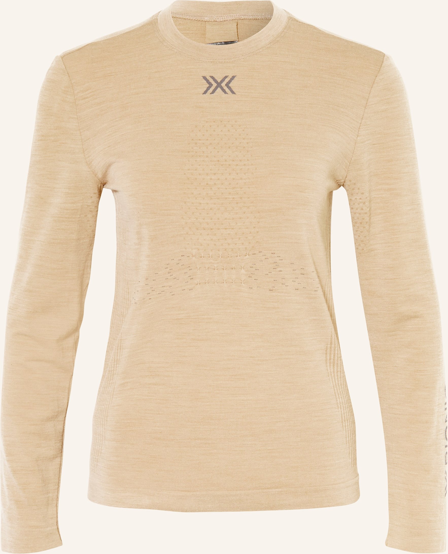 X-Bionic Funktionsshirt Mightywool Mit Merinowolle beige