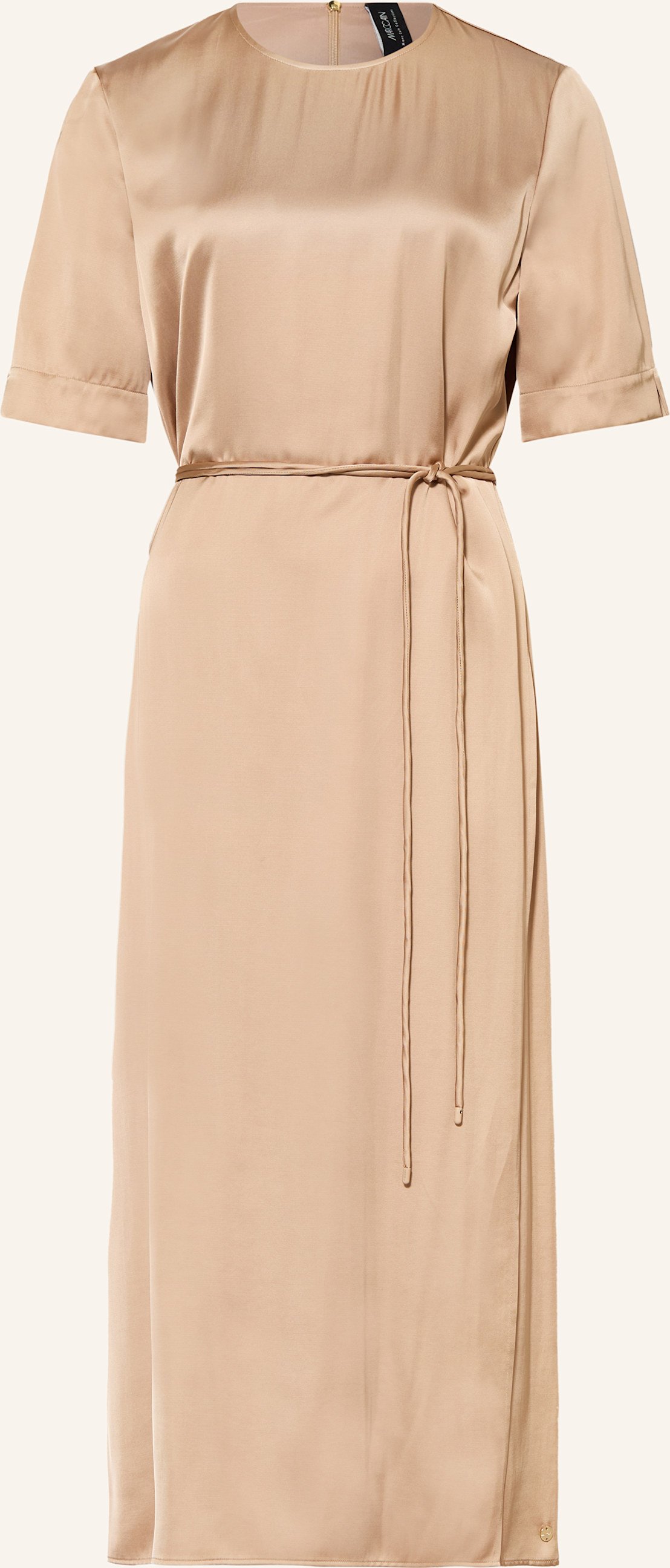 Marc Cain Satinkleid beige