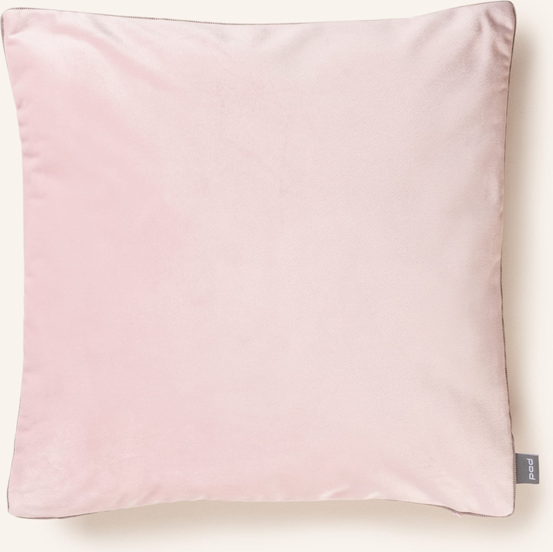 Thumbnail - Pad Samt-Dekokissenhülle Elegance rosa