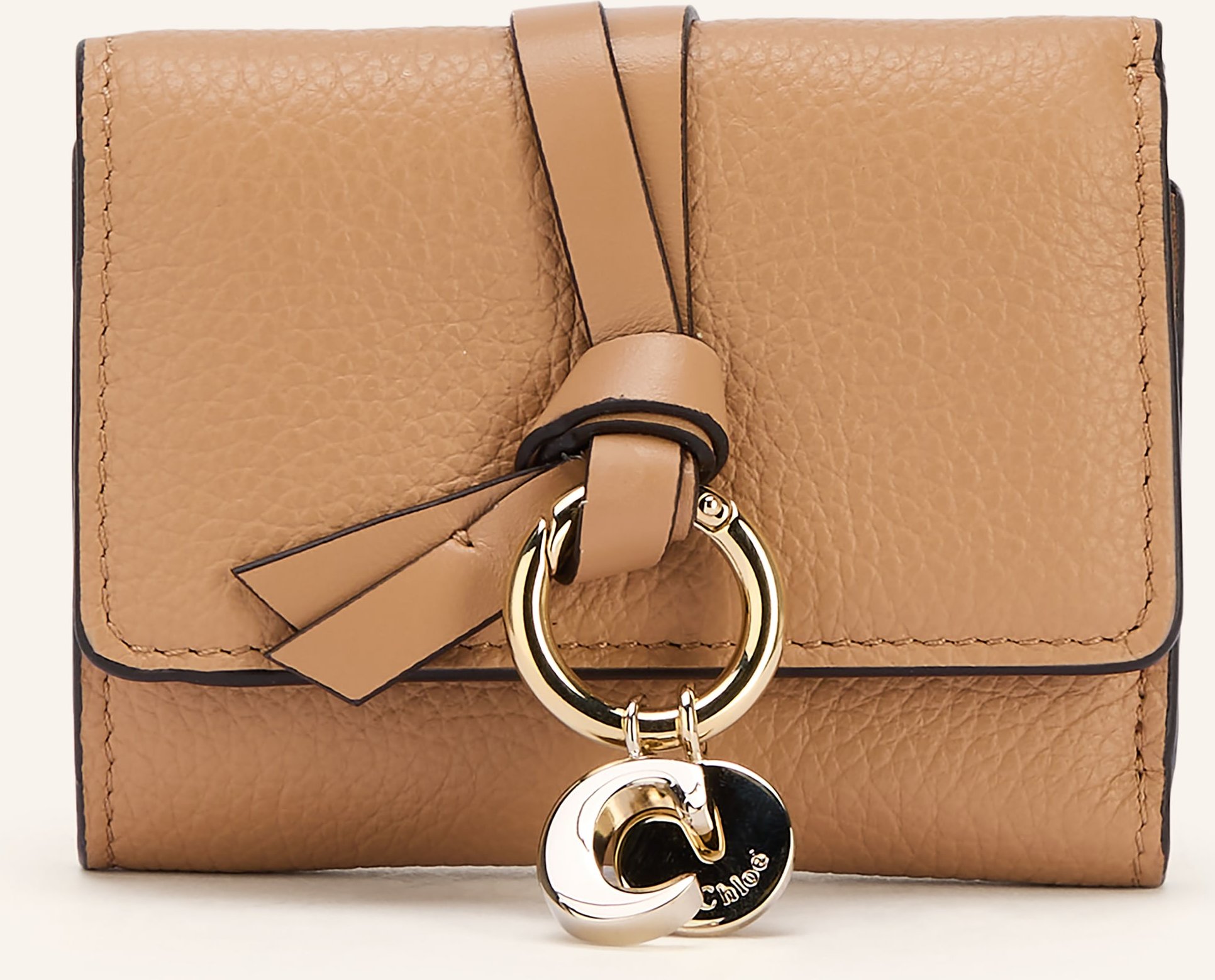 Chloé Taschenanhänger beige