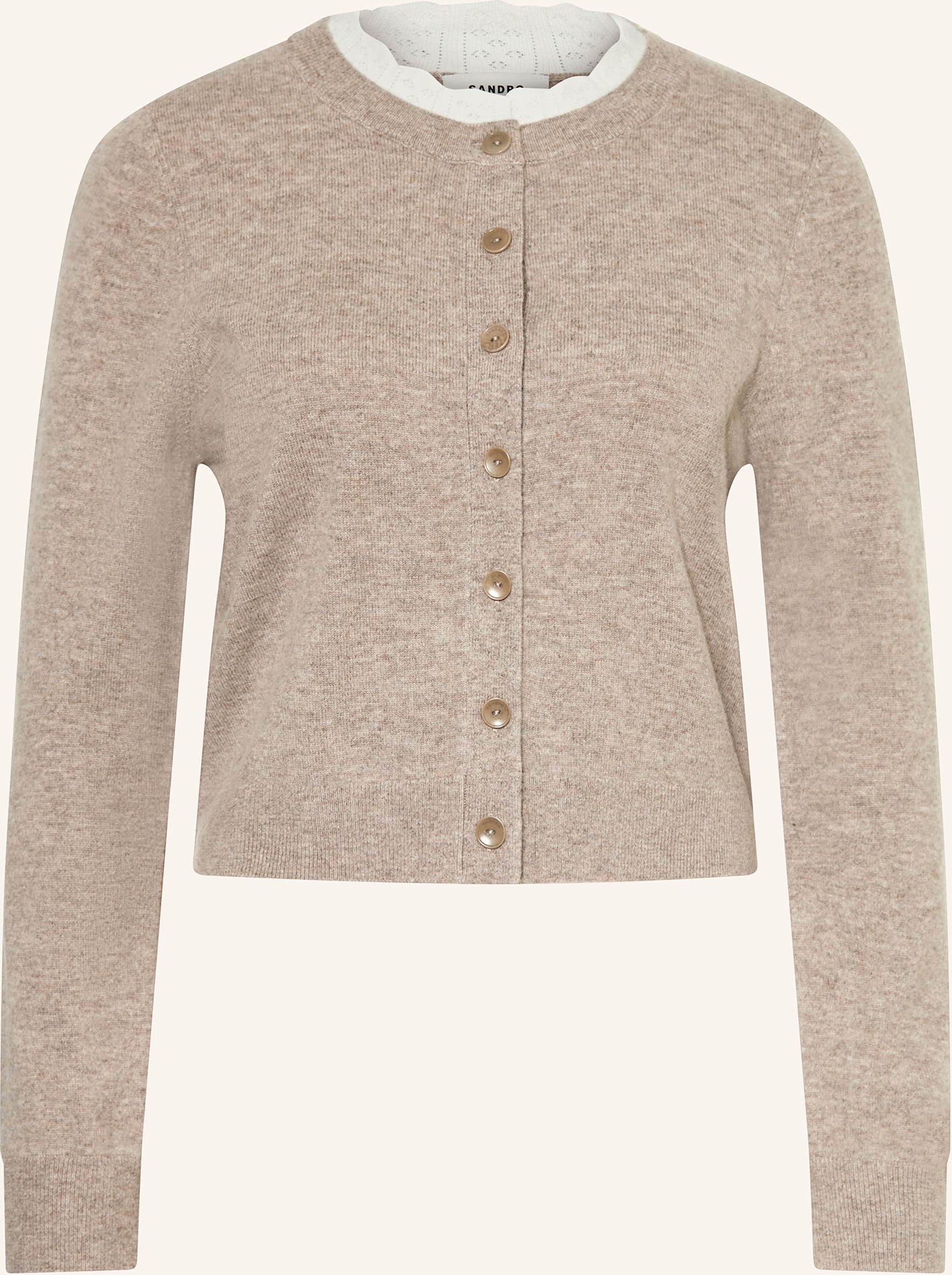 Sandro Strickjacke beige