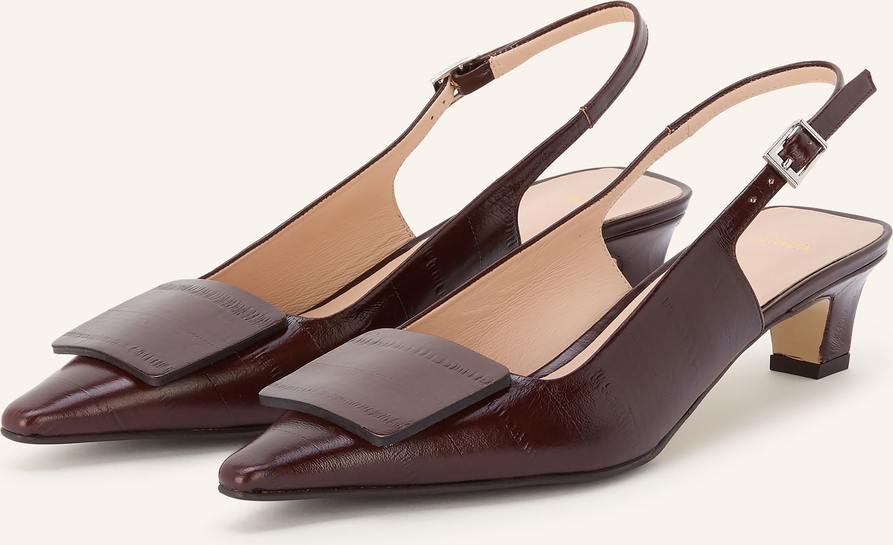 Zinda Slingpumps Candy braun