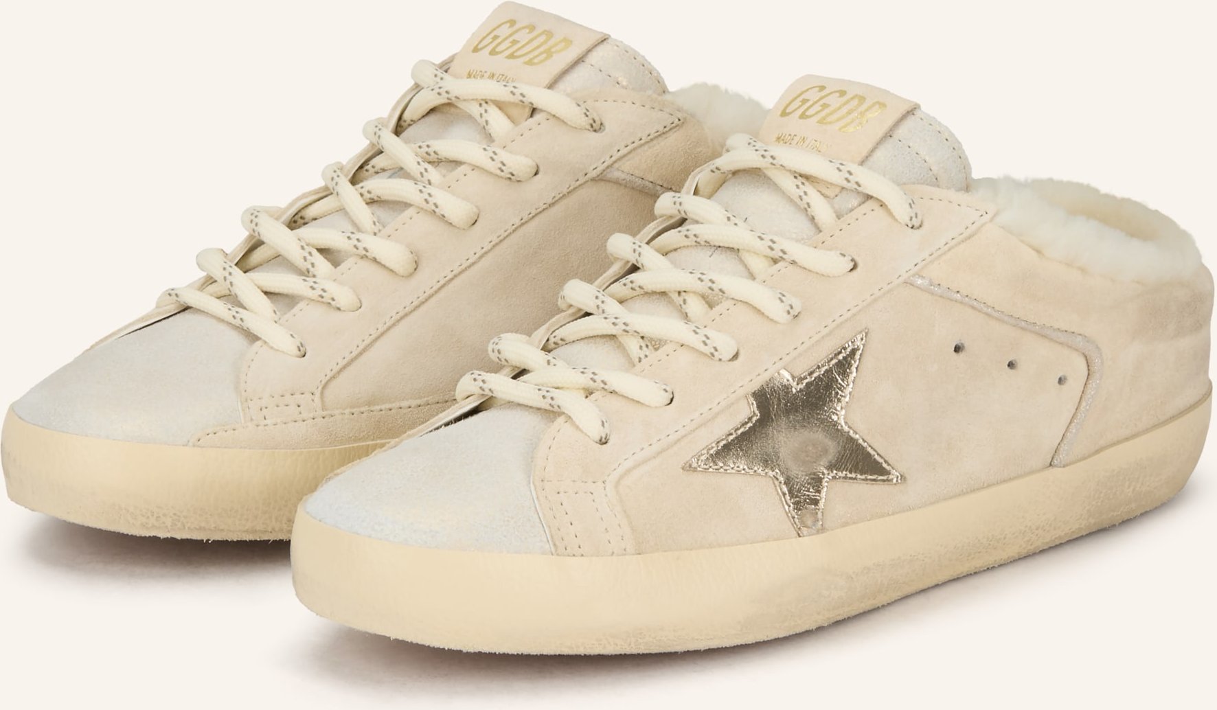 Golden Goose Slip-On-Sneaker Super Star weiss