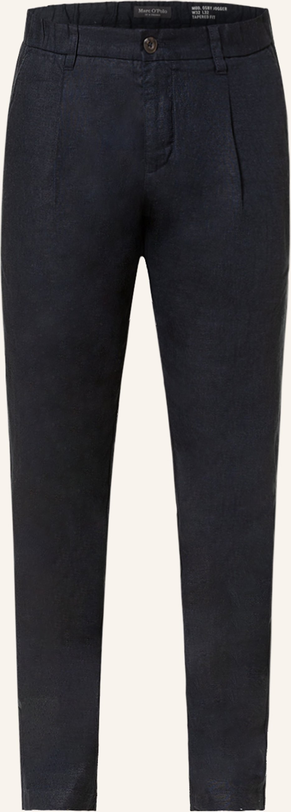 Thumbnail - Marc O'polo Leinen-Chino Osby Tapered Fit blau