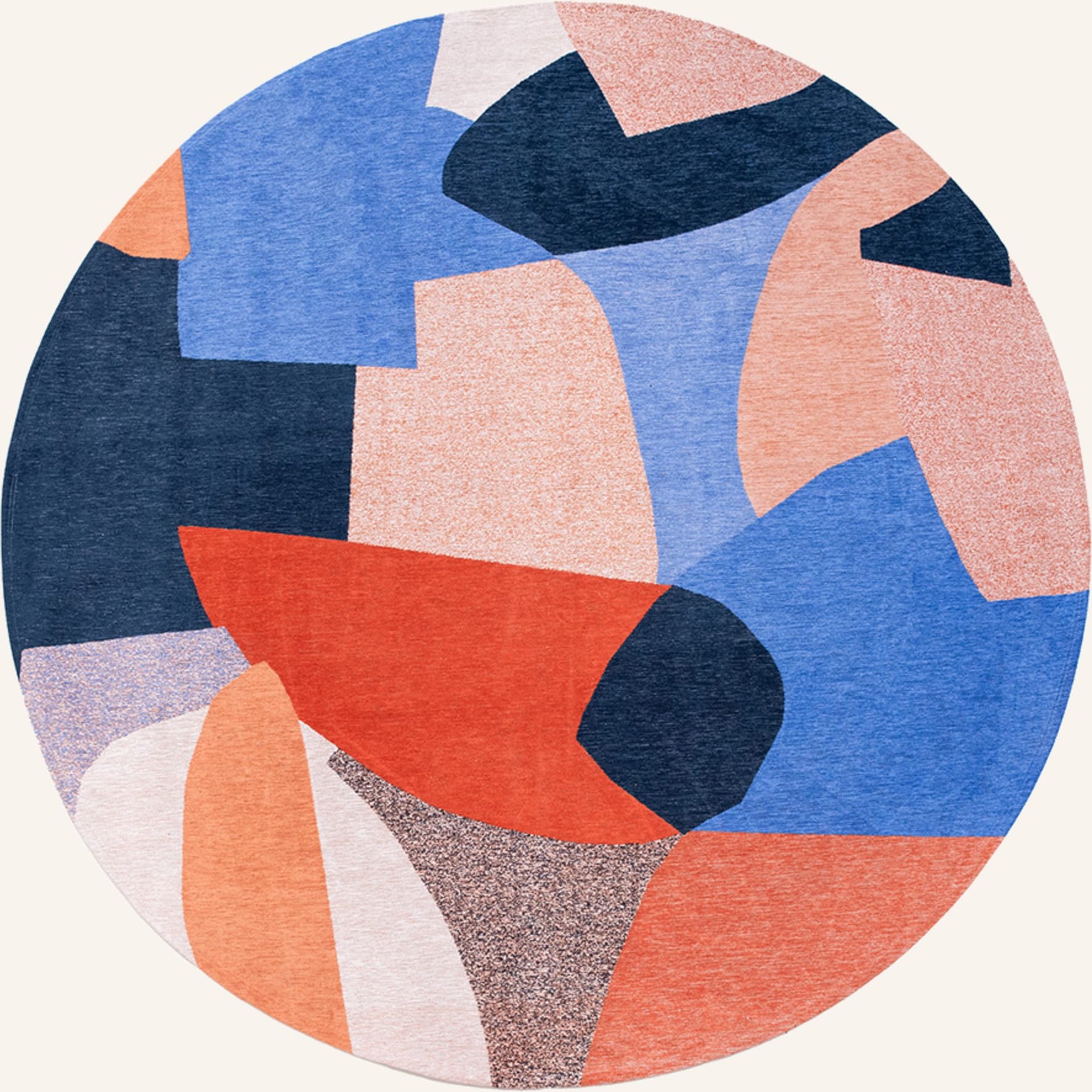 Louis De Poortere Teppich Gallery Shapes blau