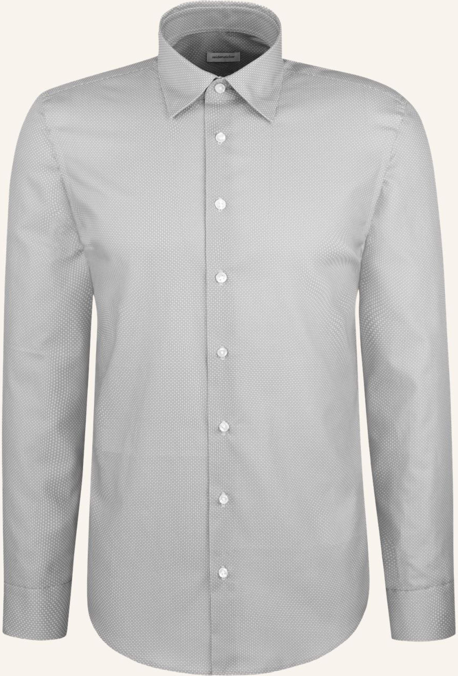 Thumbnail - Seidensticker Business Hemd Slim Fit grau