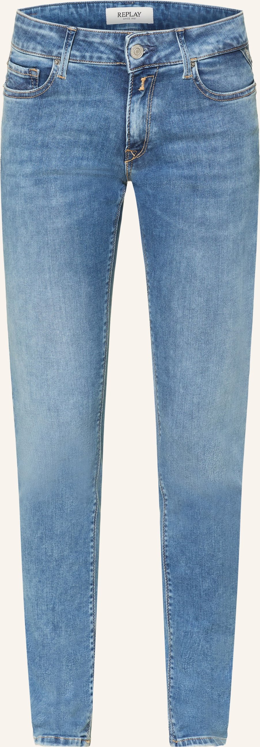 Replay Skinny Jeans New Luz blau