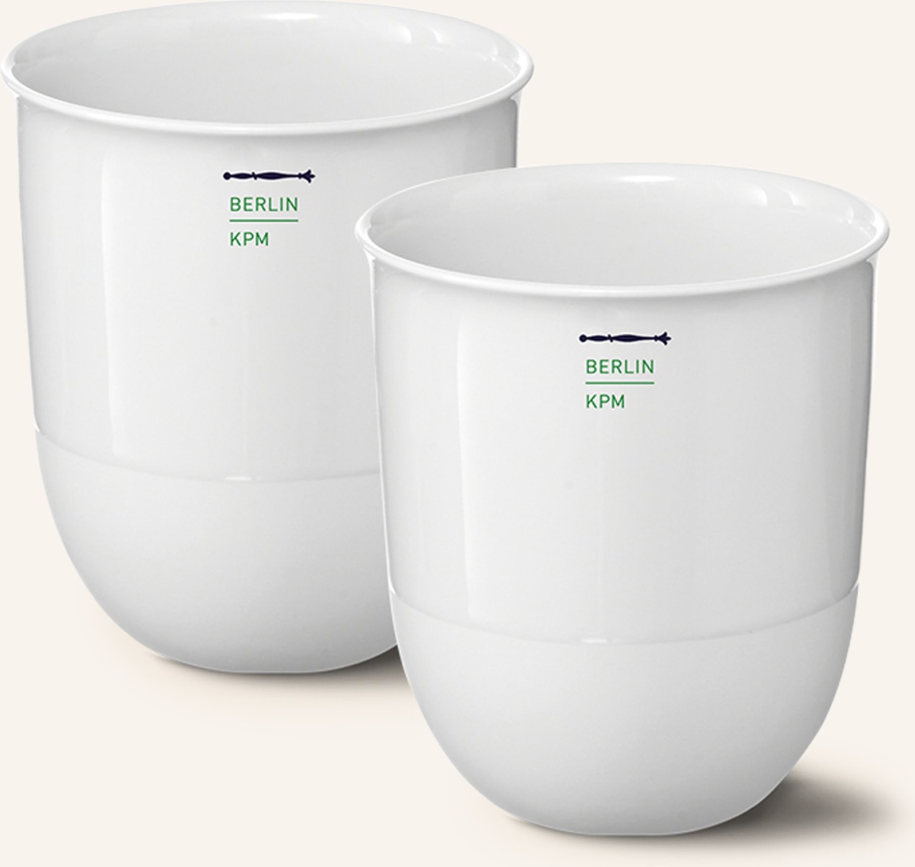 Kpm 2er-Set Becher No. 1 Lab weiss