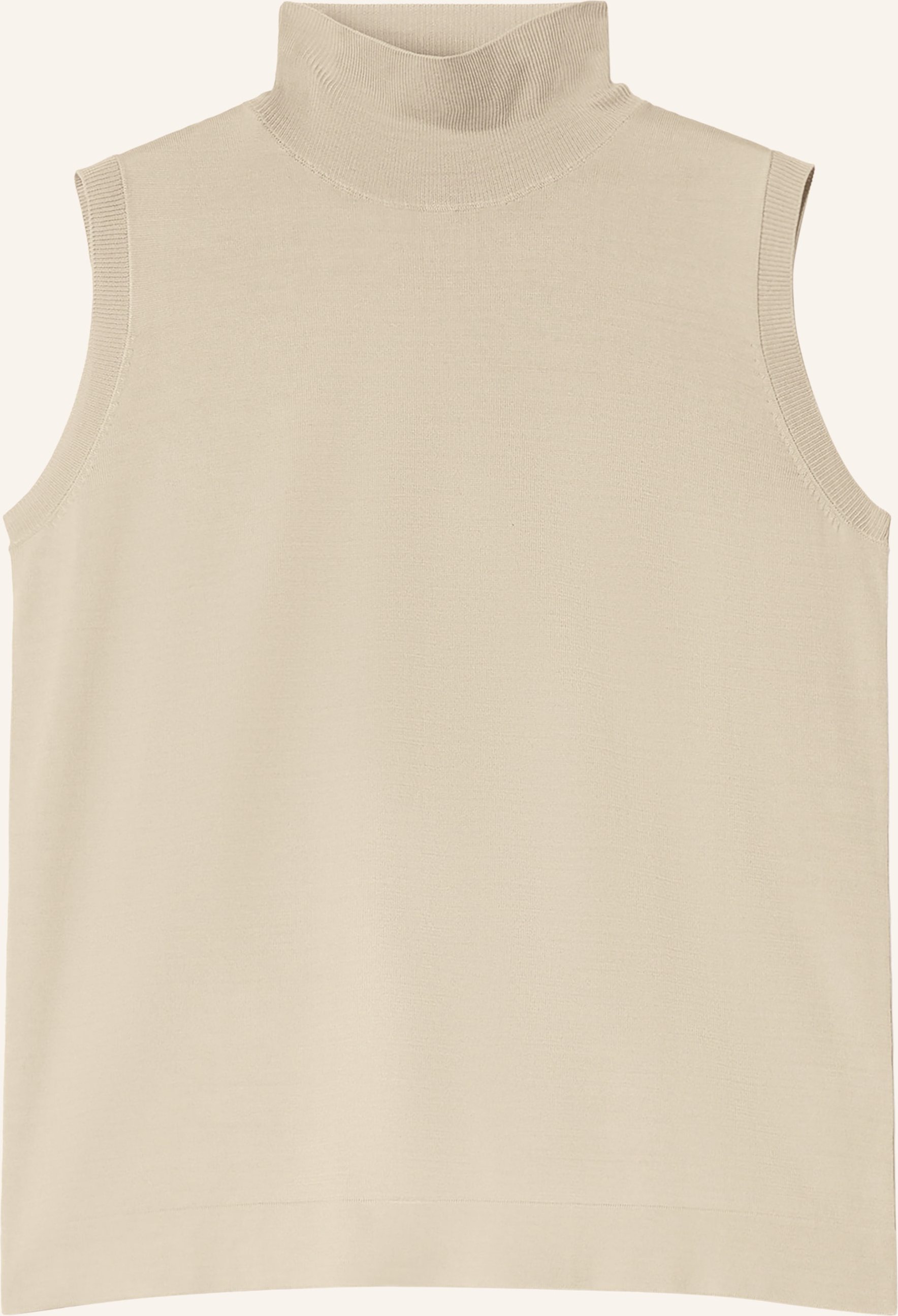 Marina Rinaldi Stricktop Smaesta Mit Schmucksteinen beige