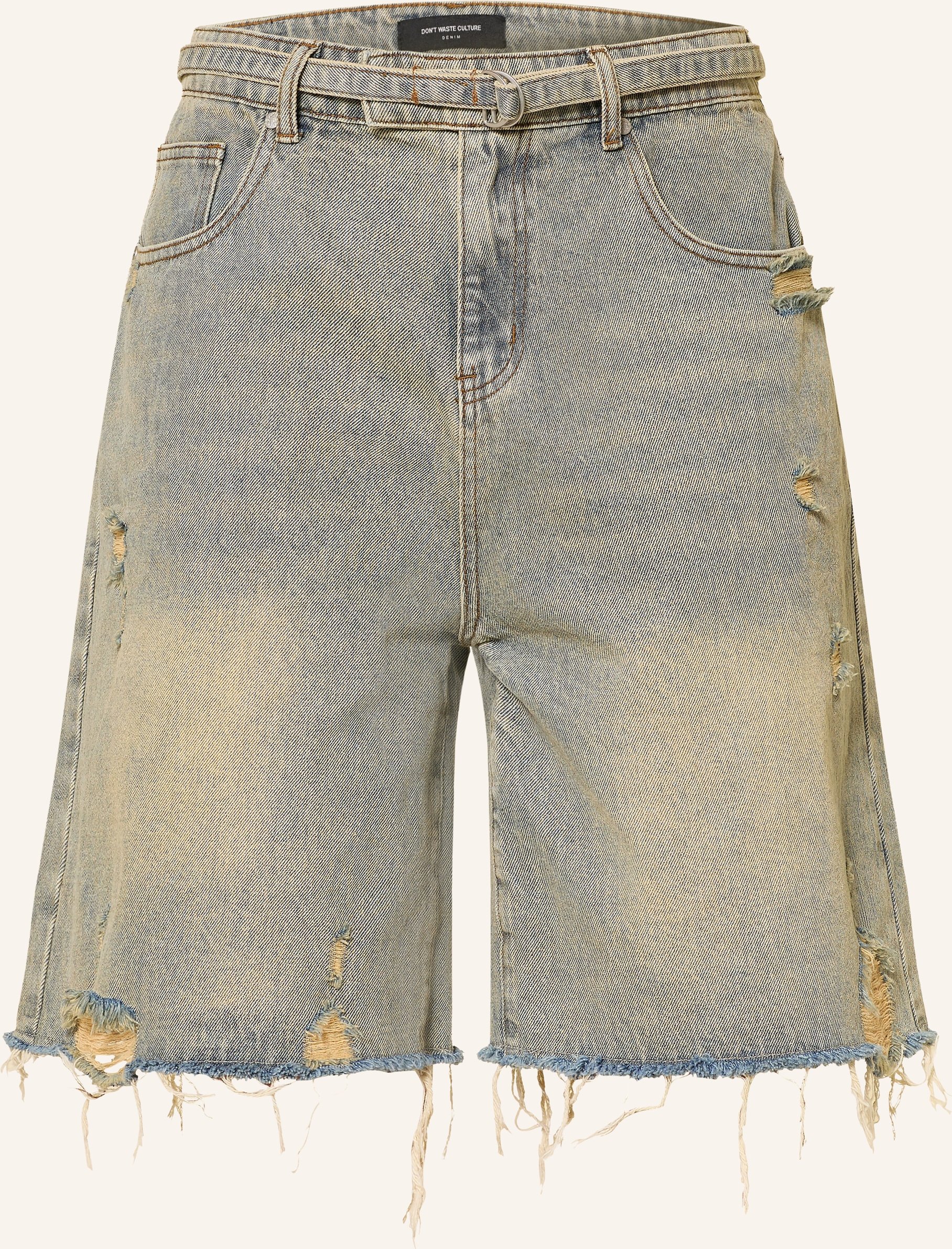 Don't Waste Culture Jeansshorts Gaellor blau