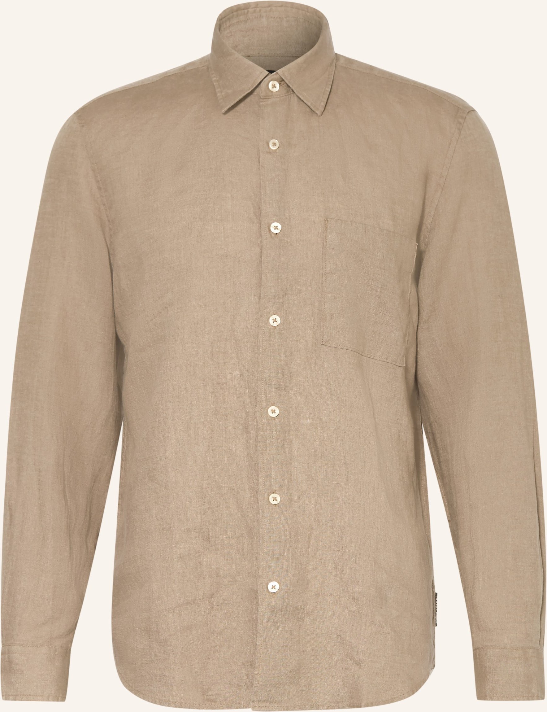 Marc O'polo Leinenhemd Regular Fit beige