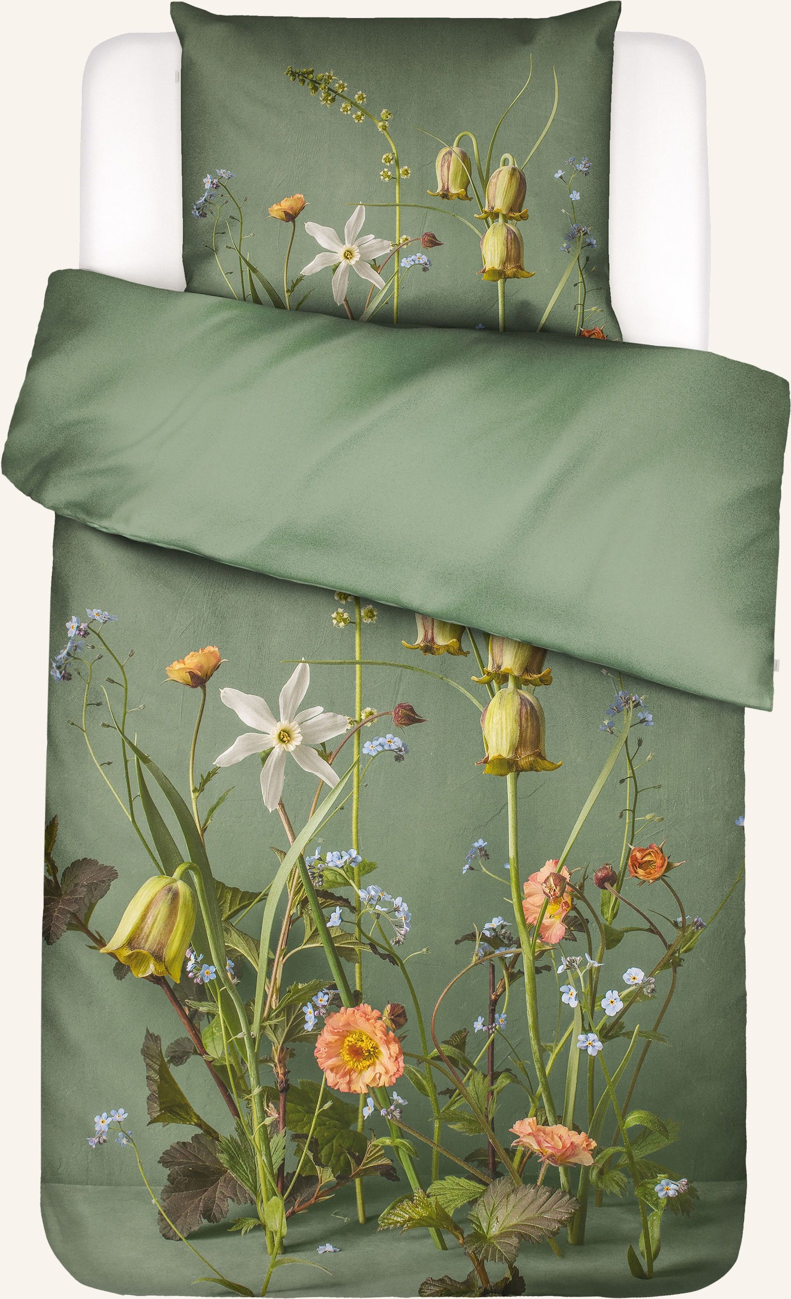 Essenza Bettwäsche Ficaria gruen