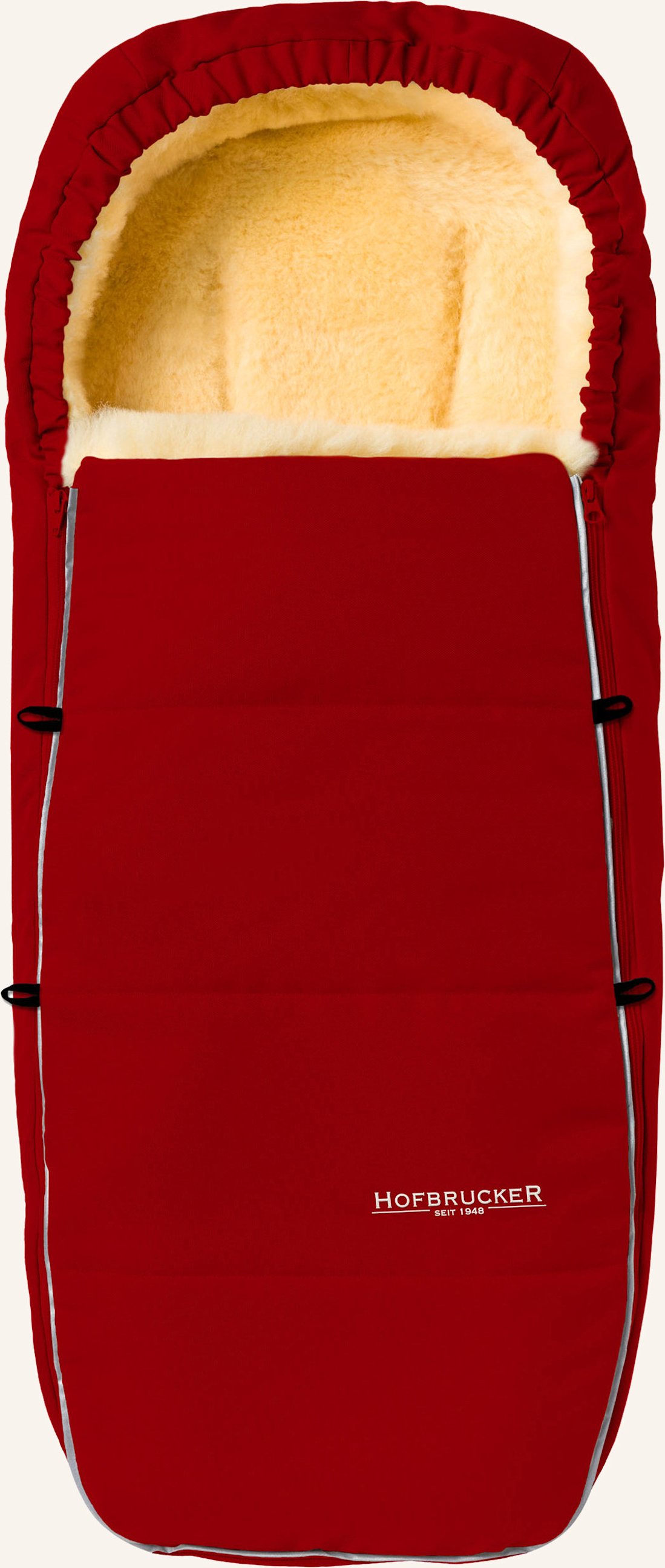 Hofbrucker Fußsack Alaska rot