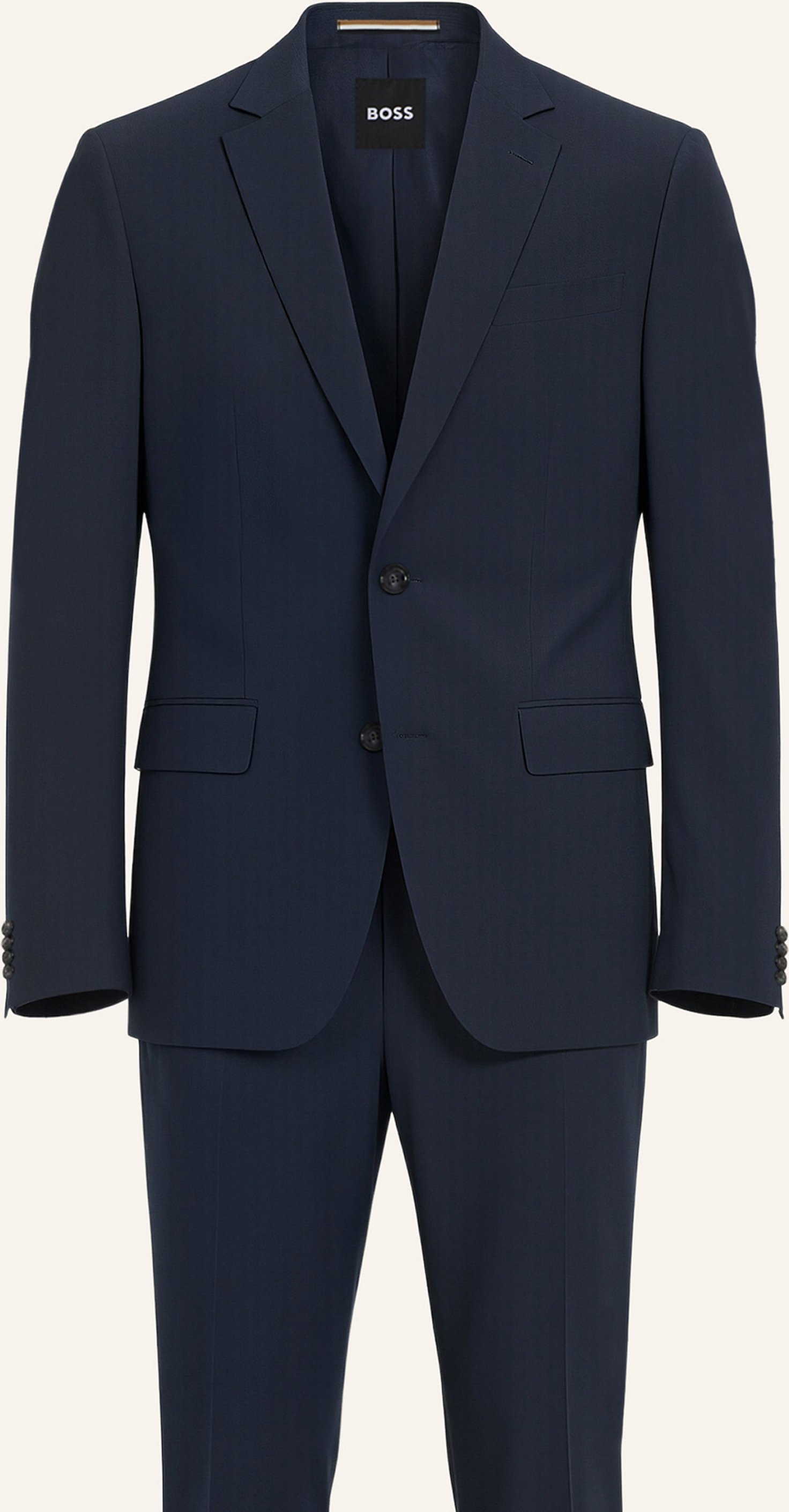 Boss Business Anzug H-Huge-2pcs-253 Slim Fit blau