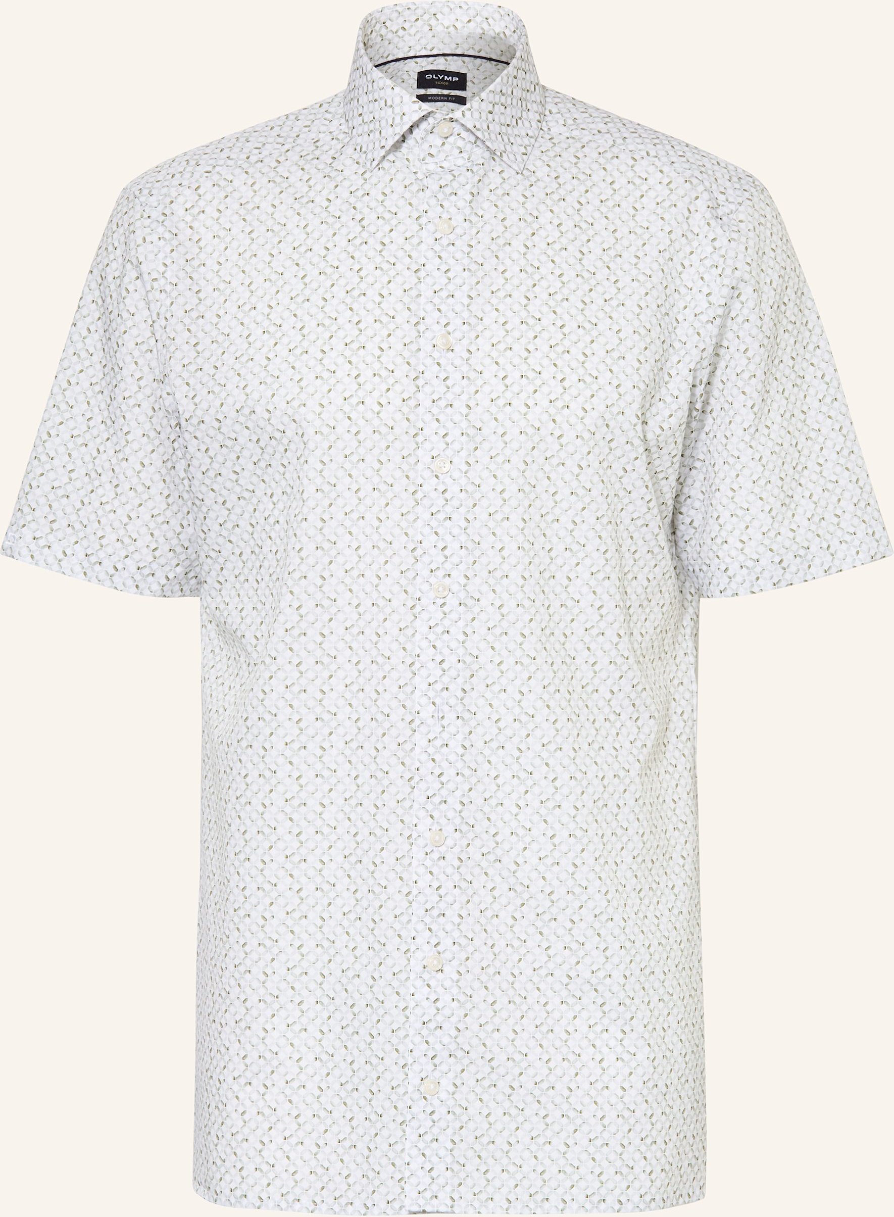 Thumbnail - Olymp Kurzarm-Hemd Luxor Modern Fit gruen