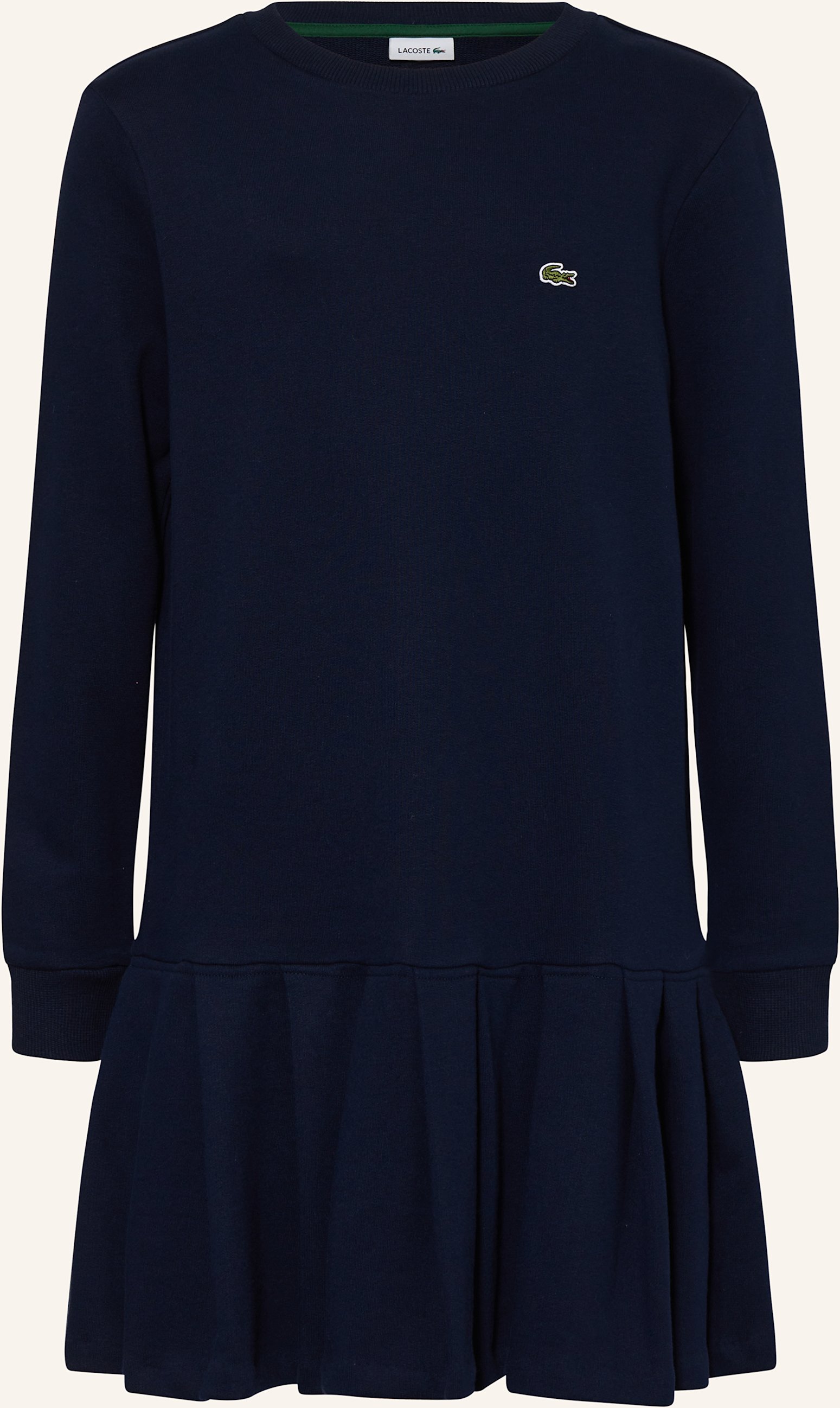 Lacoste Sweatkleid blau