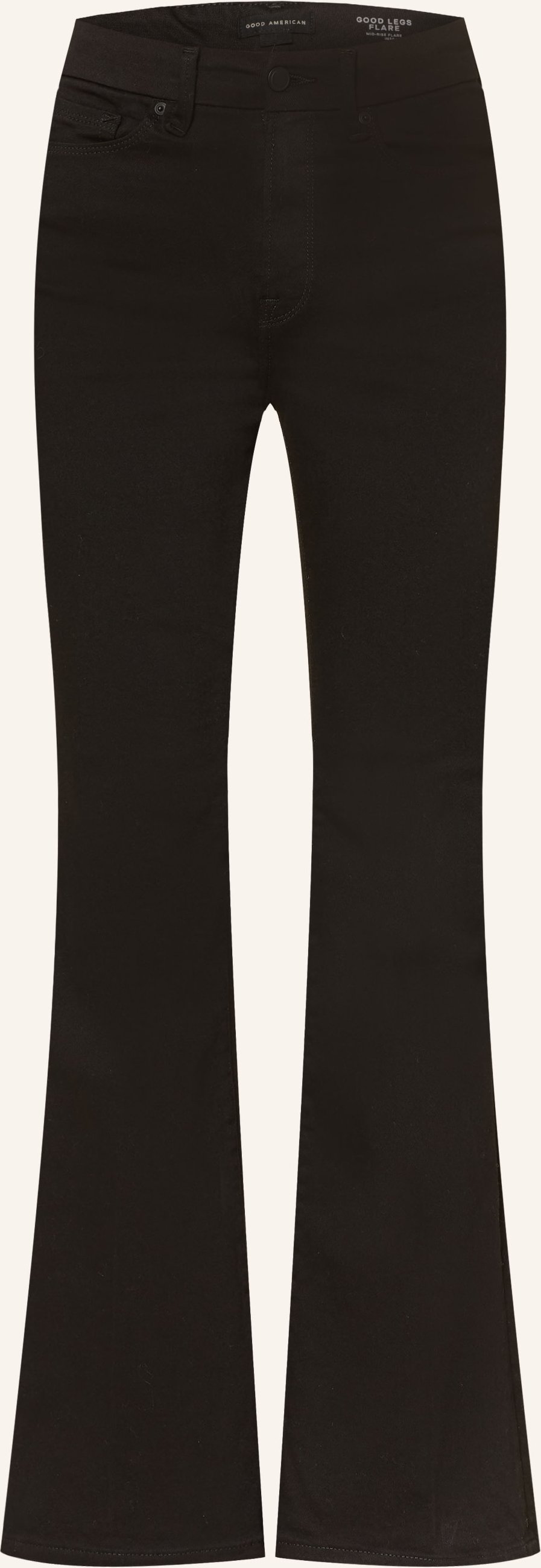 Good American Flared Jeans Never Fades Good Legs schwarz