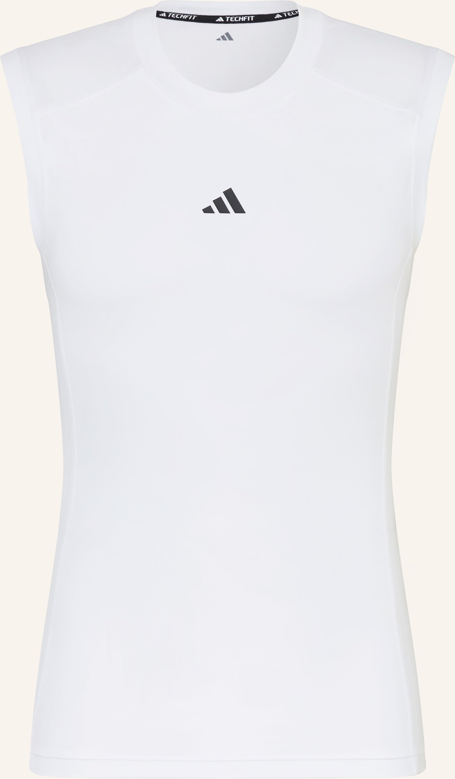 Adidas Funktionstop Techfit Compression weiss