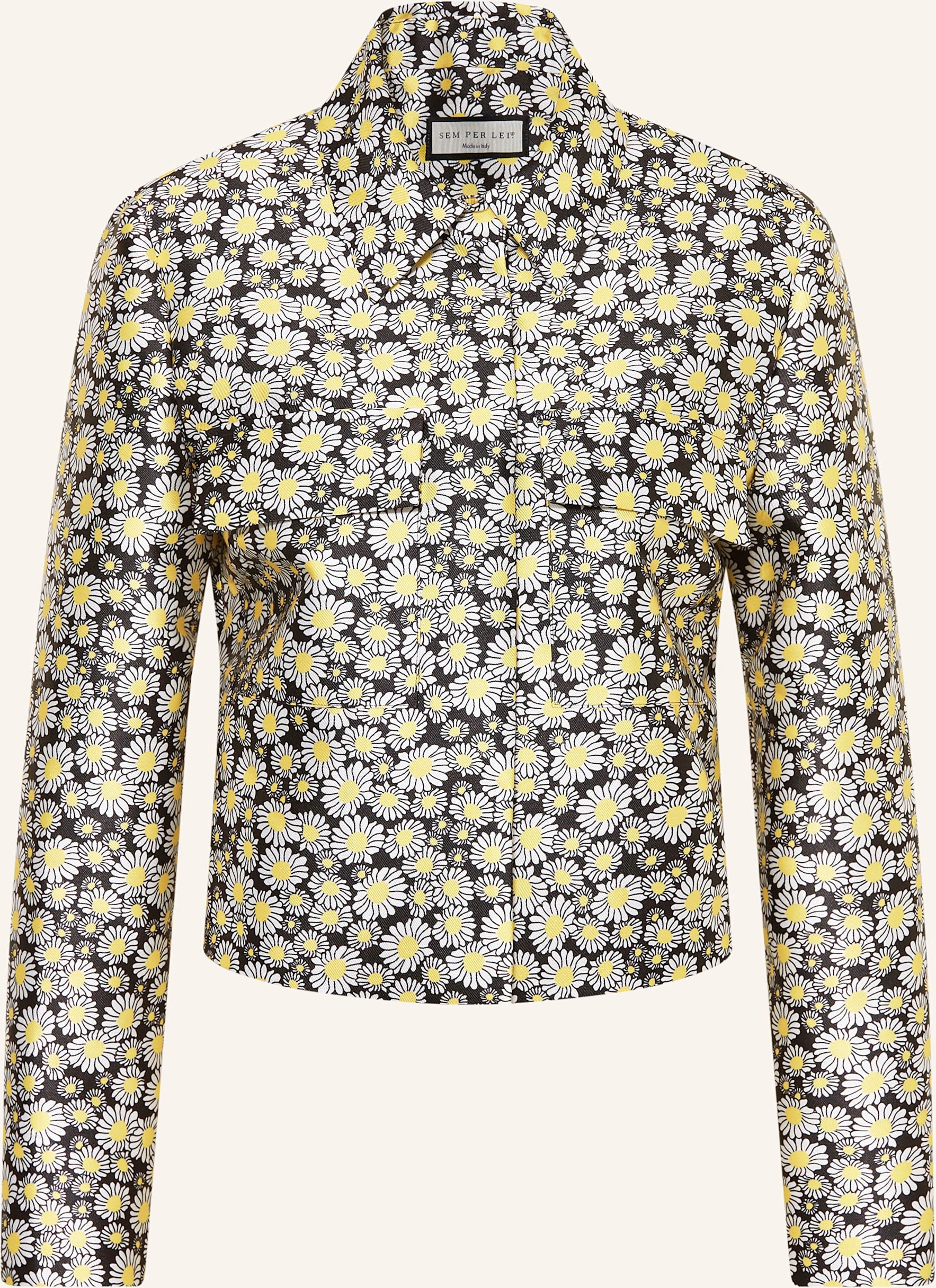 Sem Per Lei Kastenjacke blau