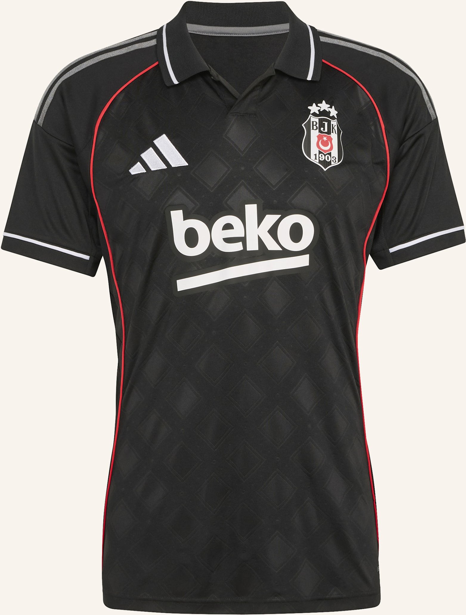 Adidas Beşiktaş Jk 25/26 Ausweichtrikot schwarz
