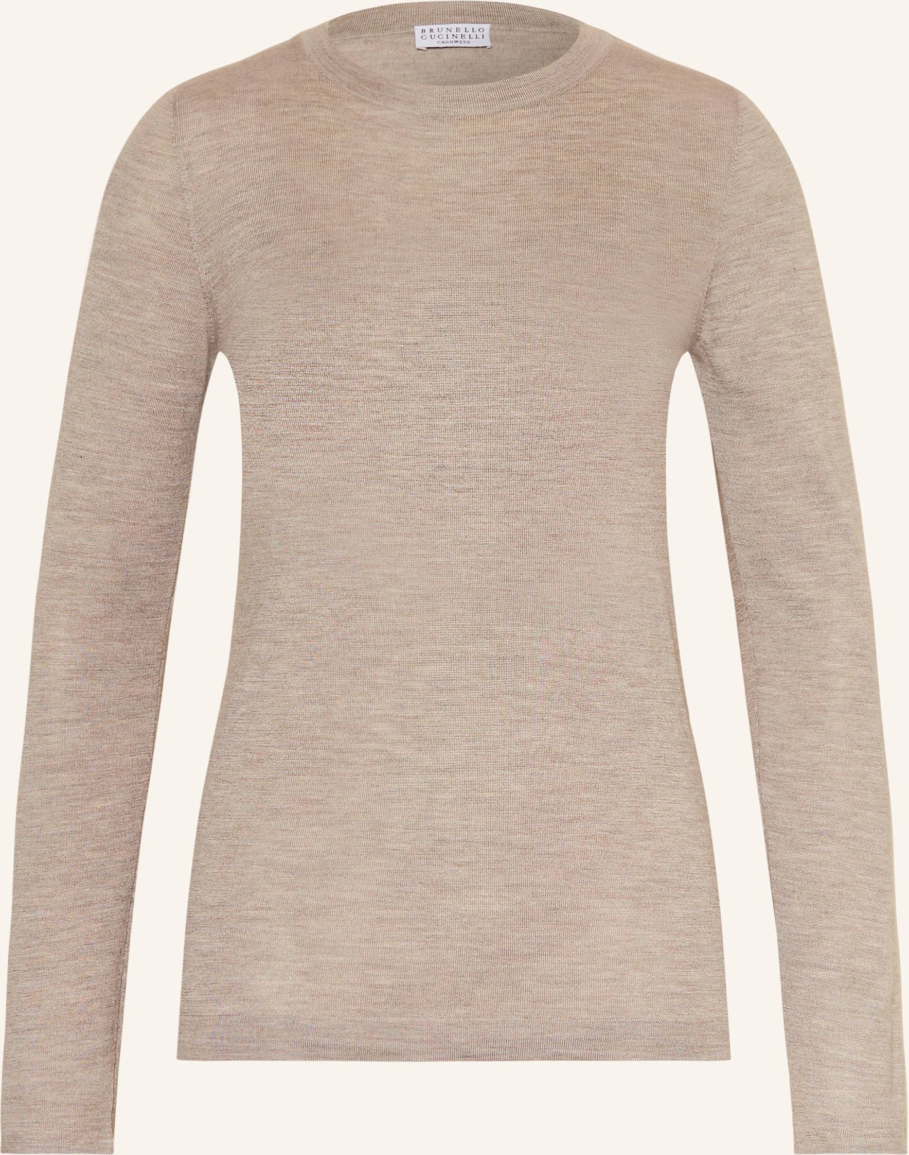 Thumbnail - Brunello Cucinelli Pullover beige
