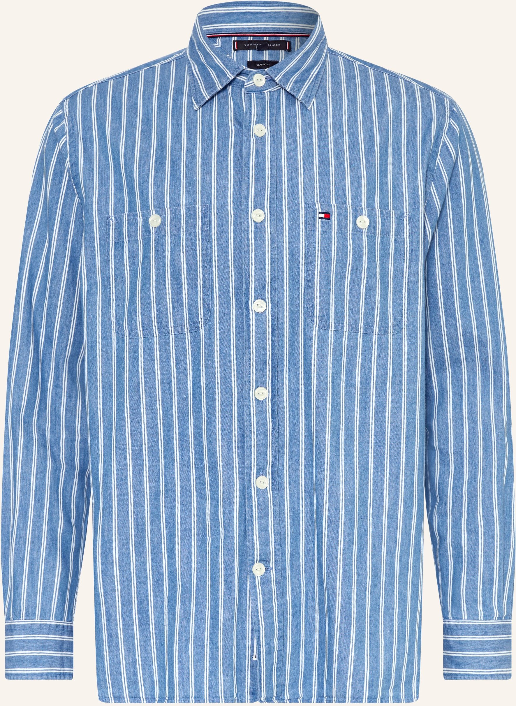 Tommy Hilfiger Hemd Classic Fit blau