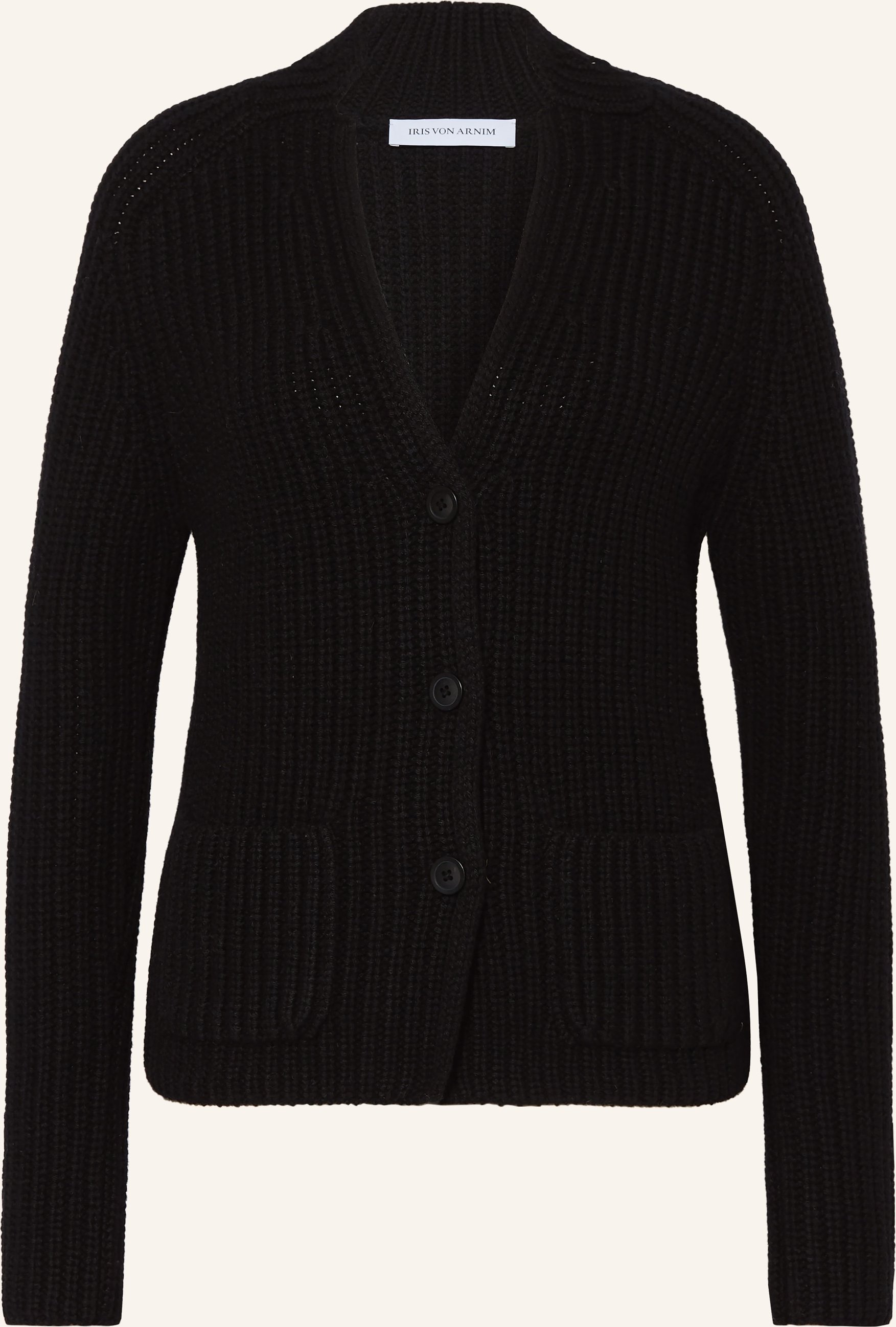 Iris Von Arnim Strickjacke Heliantha Aus Cashmere schwarz