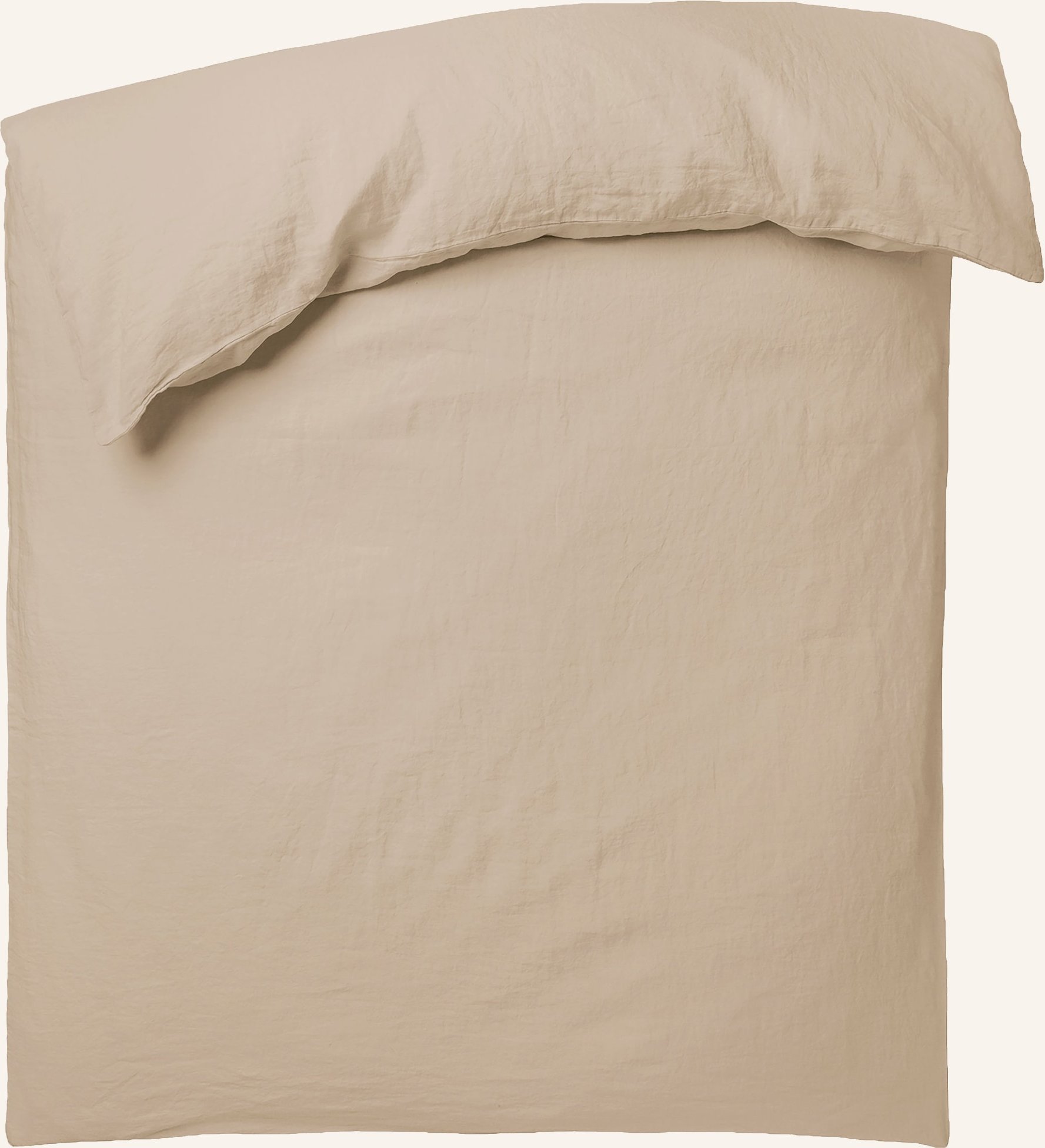 Zoeppritz Bettbezug Stay Aus Leinen beige