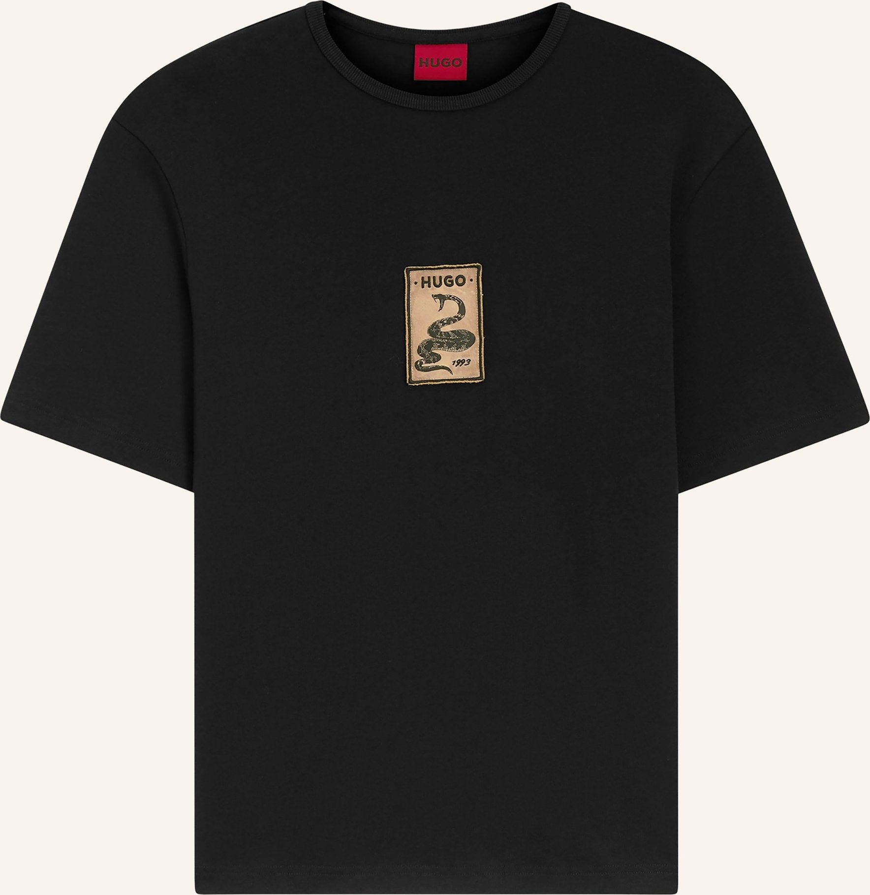 Hugo T-Shirt Dobul schwarz